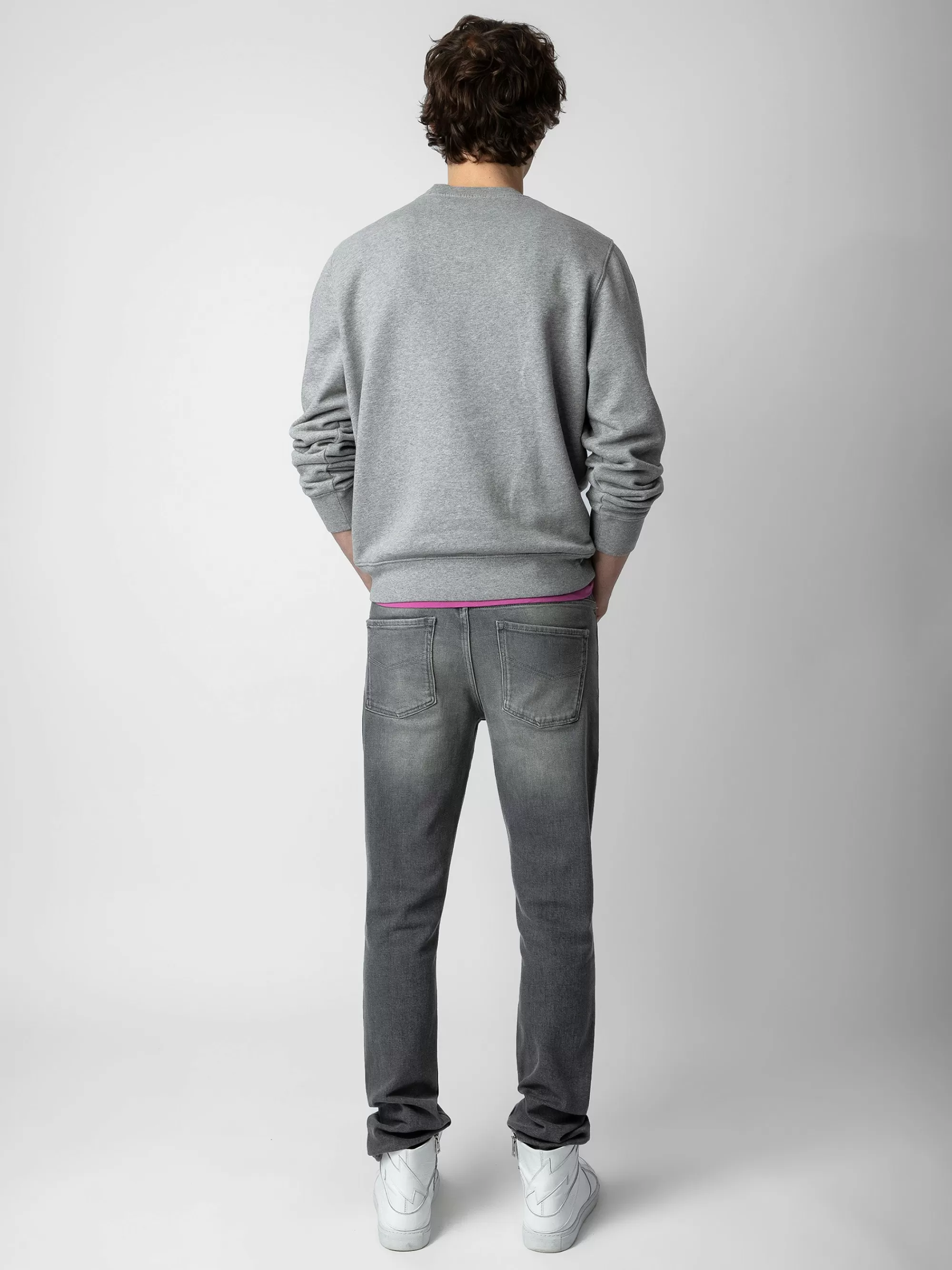 Spring/Summer 2024 | Sweatshirts | Zadig&Voltaire Aime Sweatshirt Gris chine