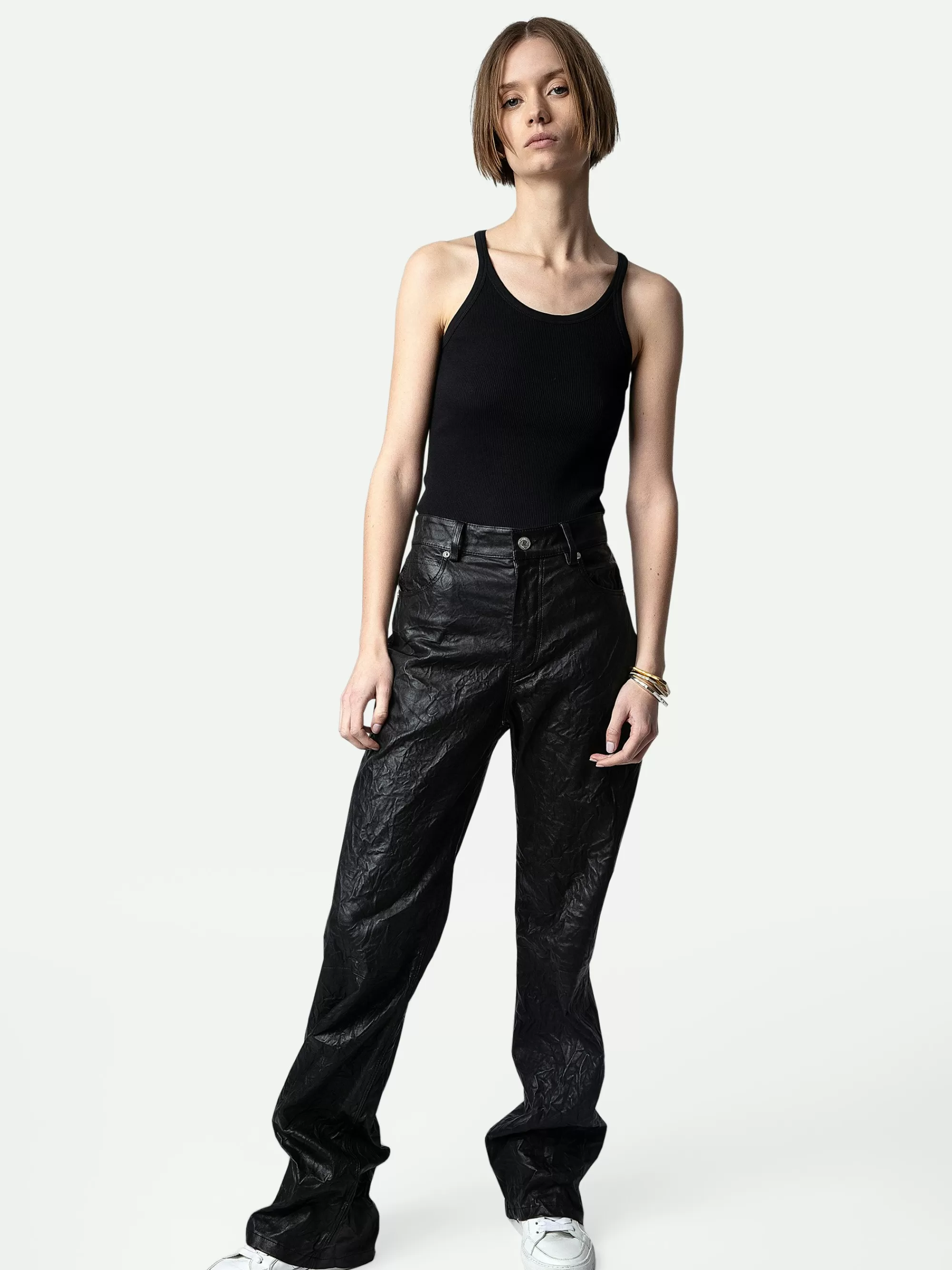 T-Shirts | Shop New In | Zadig&Voltaire Alba Tank Top Black