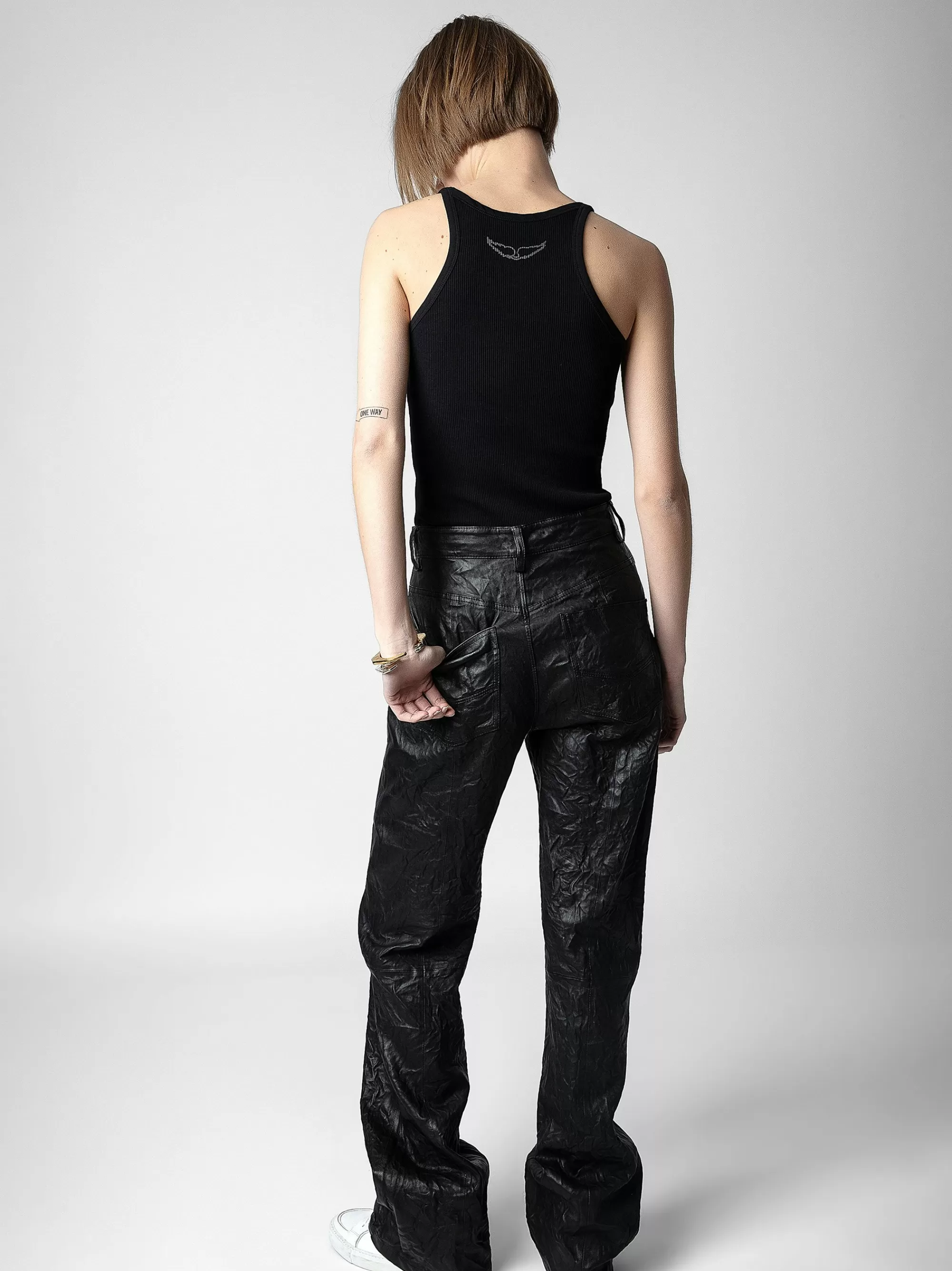 T-Shirts | Shop New In | Zadig&Voltaire Alba Tank Top Black