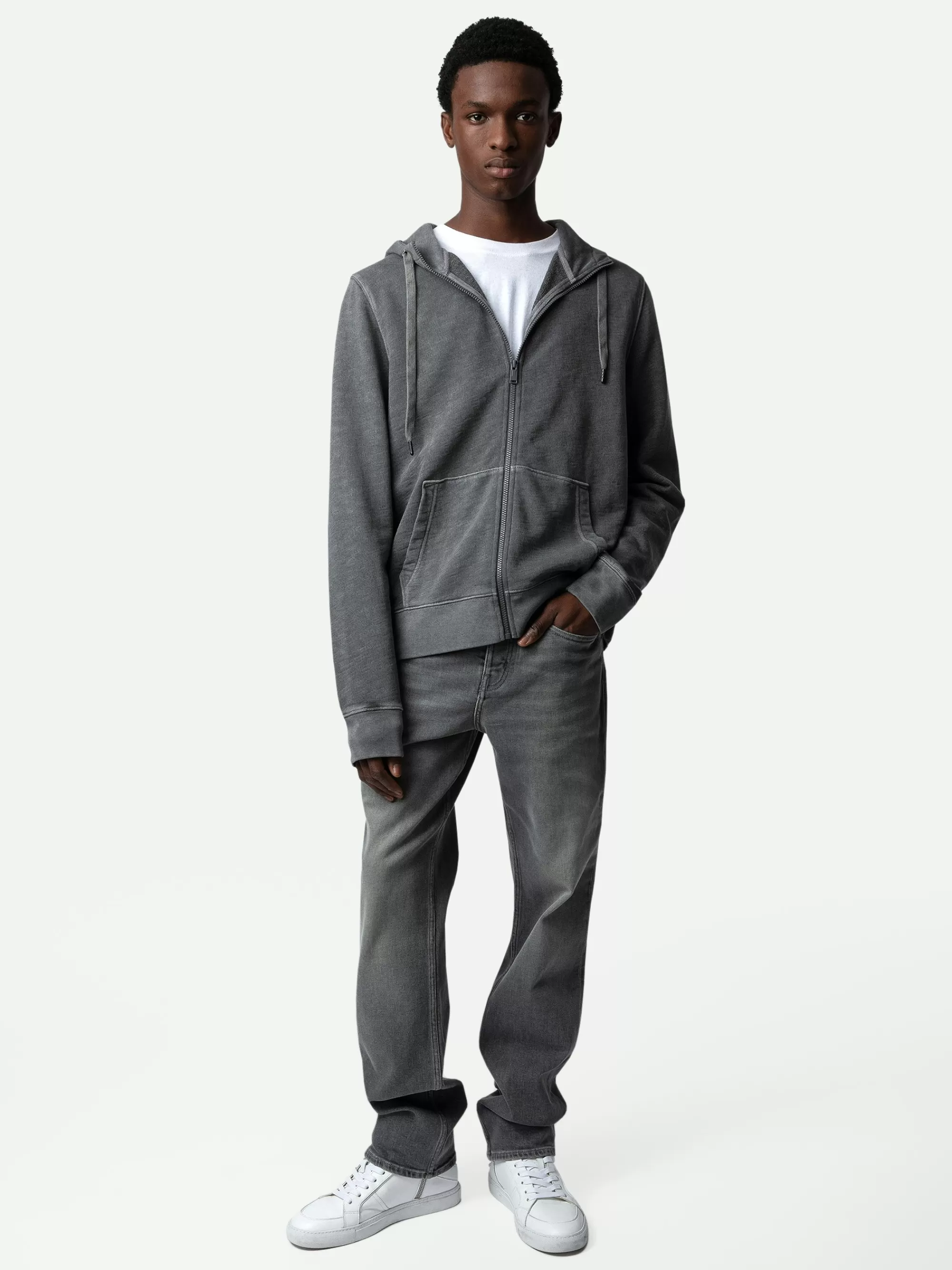 Spring/Summer 2024 | Sweatshirts | Zadig&Voltaire Alex Skull Sweatshirt Anthracite