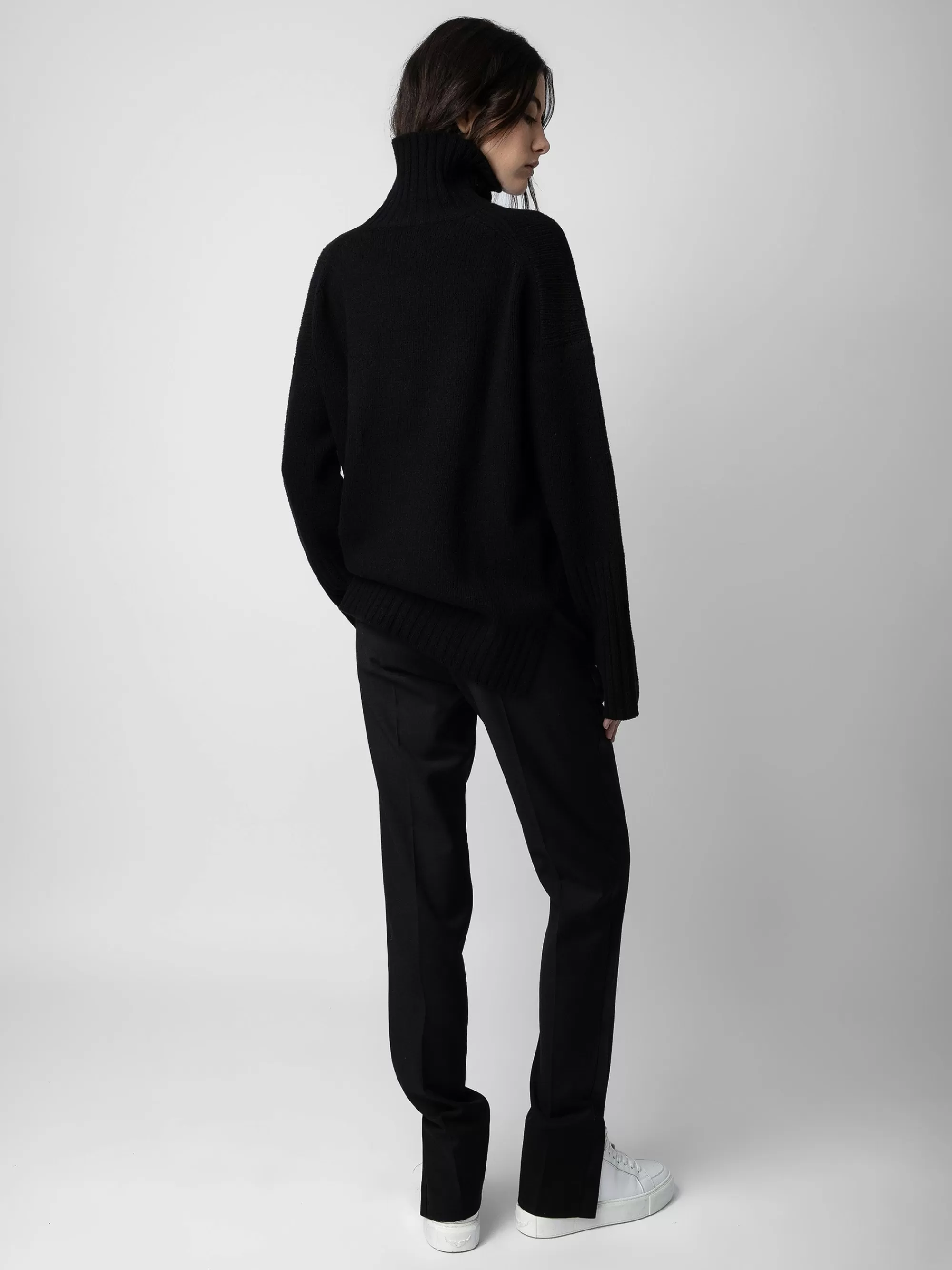 Sweaters & Cardigans | Iconics | Zadig&Voltaire Alma Rock & Roll Sweater Black