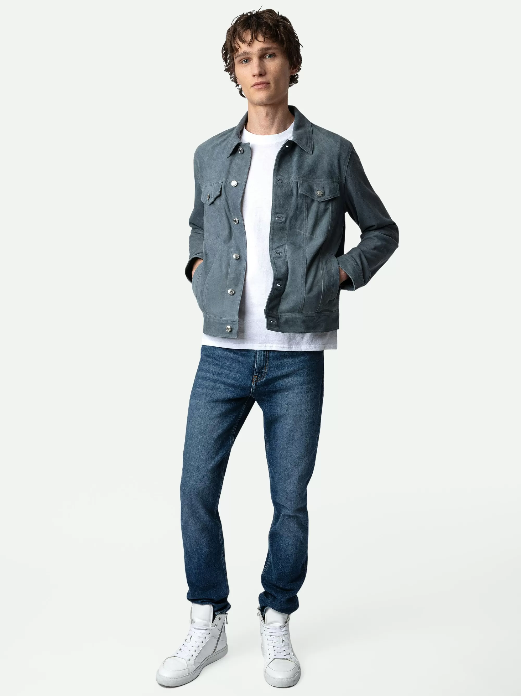 Spring/Summer 2024 | Jackets & Coats | Zadig&Voltaire Base Suede Jacket Uniform