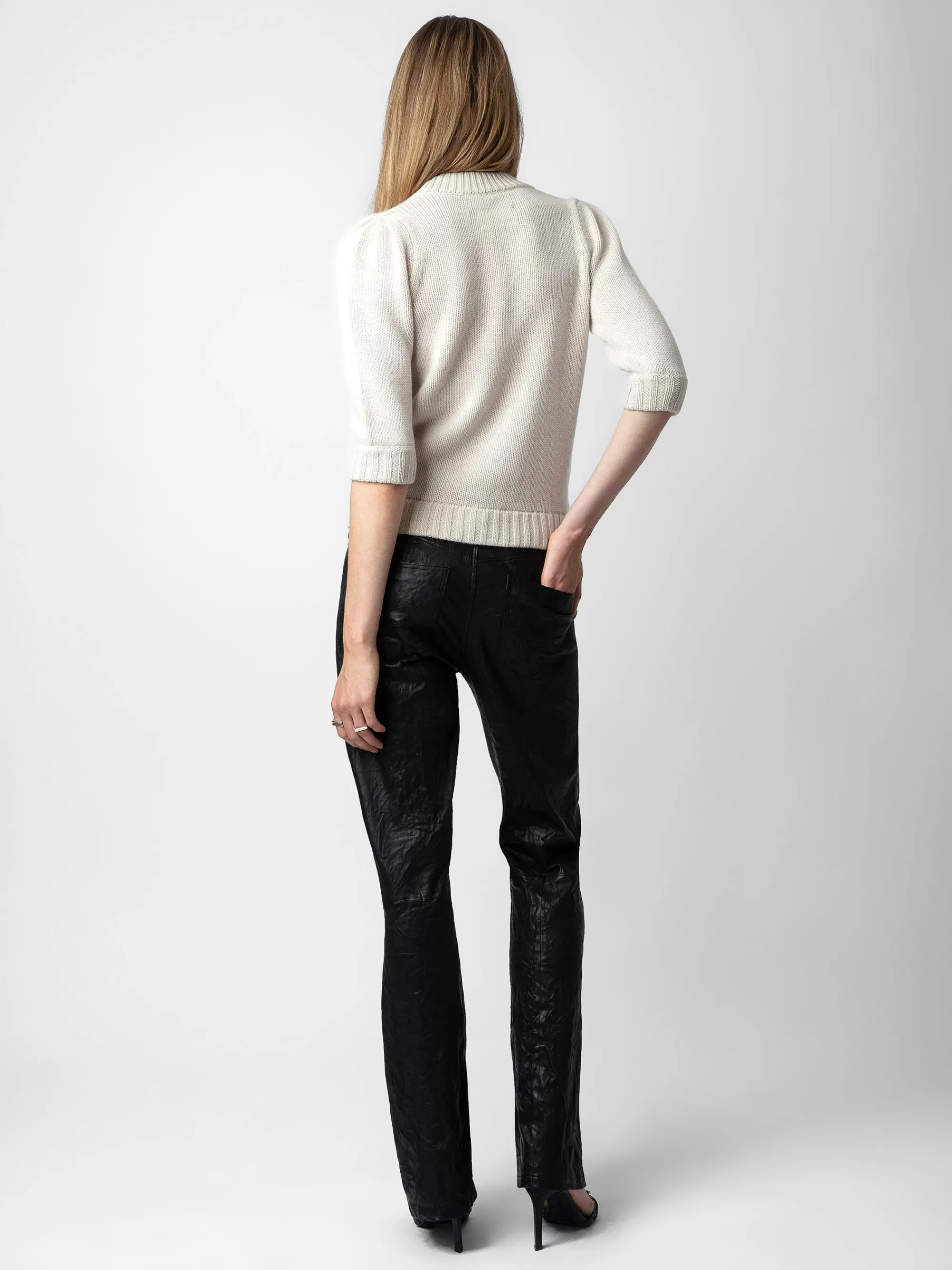 Sweaters & Cardigans | Cashmere | Zadig&Voltaire Betsy Cardigan Ecru