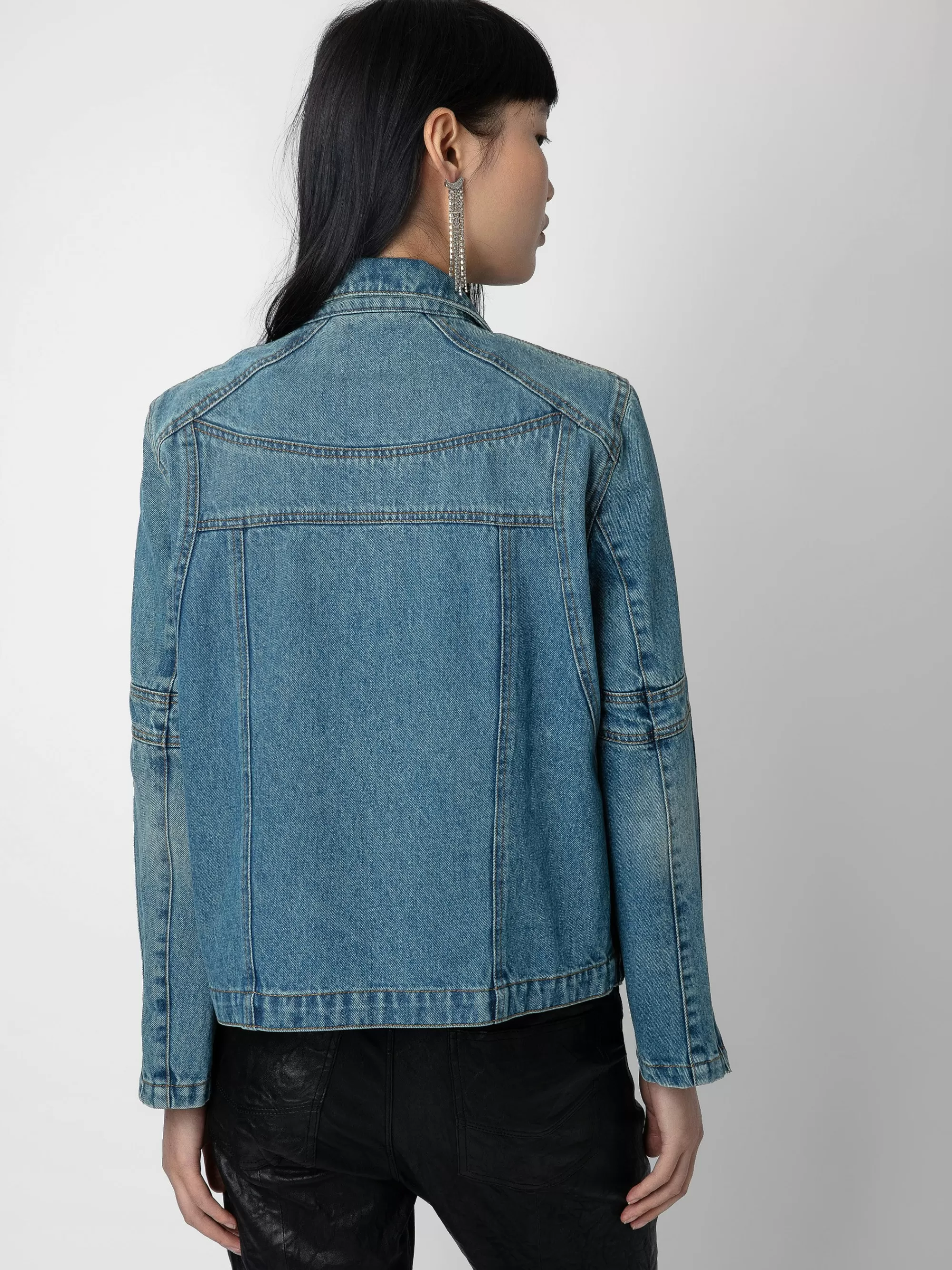 Jackets & Coats | Denim | Zadig&Voltaire Bons Denim Jacket Light blue