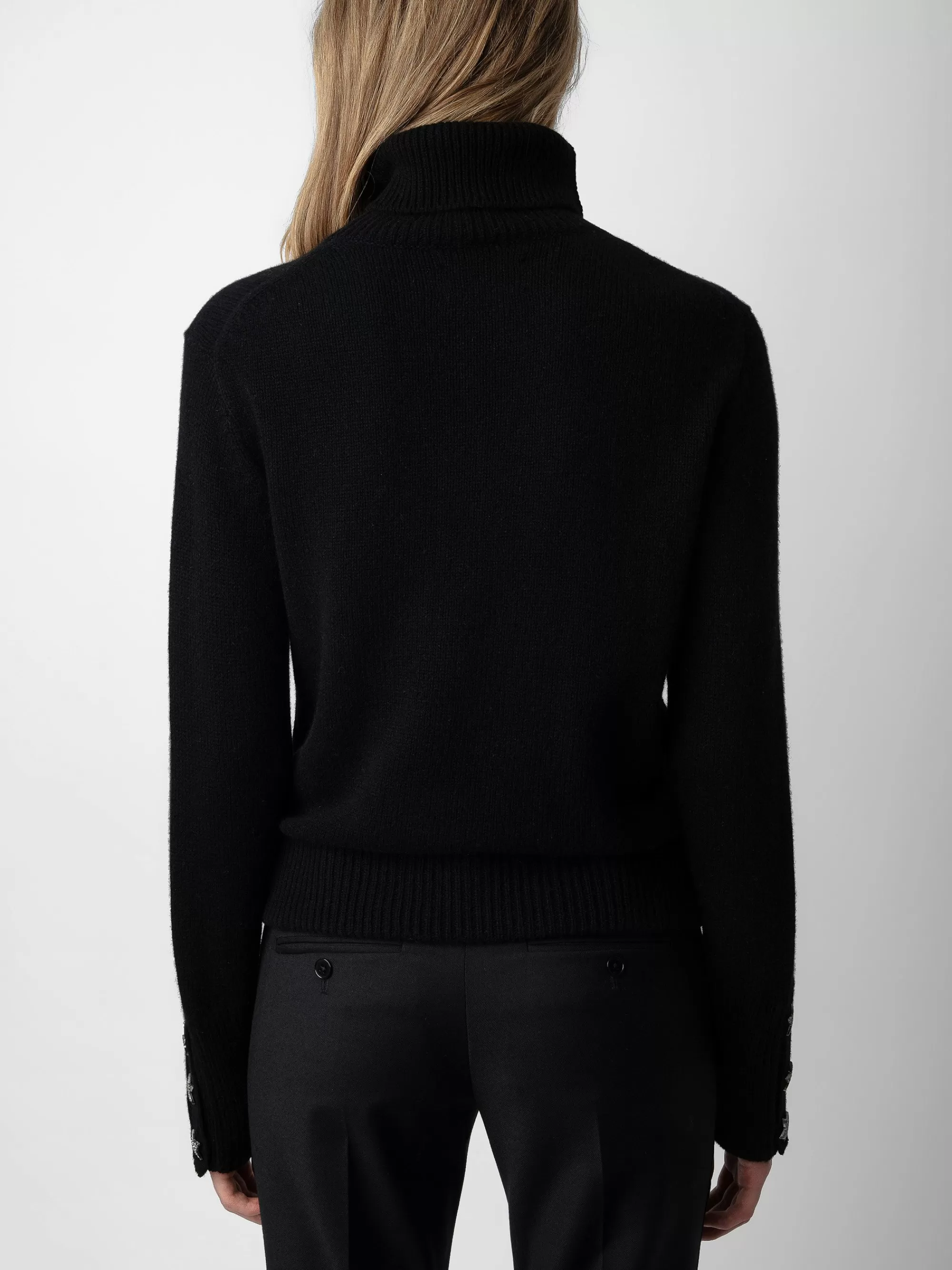 Sweaters & Cardigans | Cashmere | Zadig&Voltaire Boxy Jewelled Sweater Black