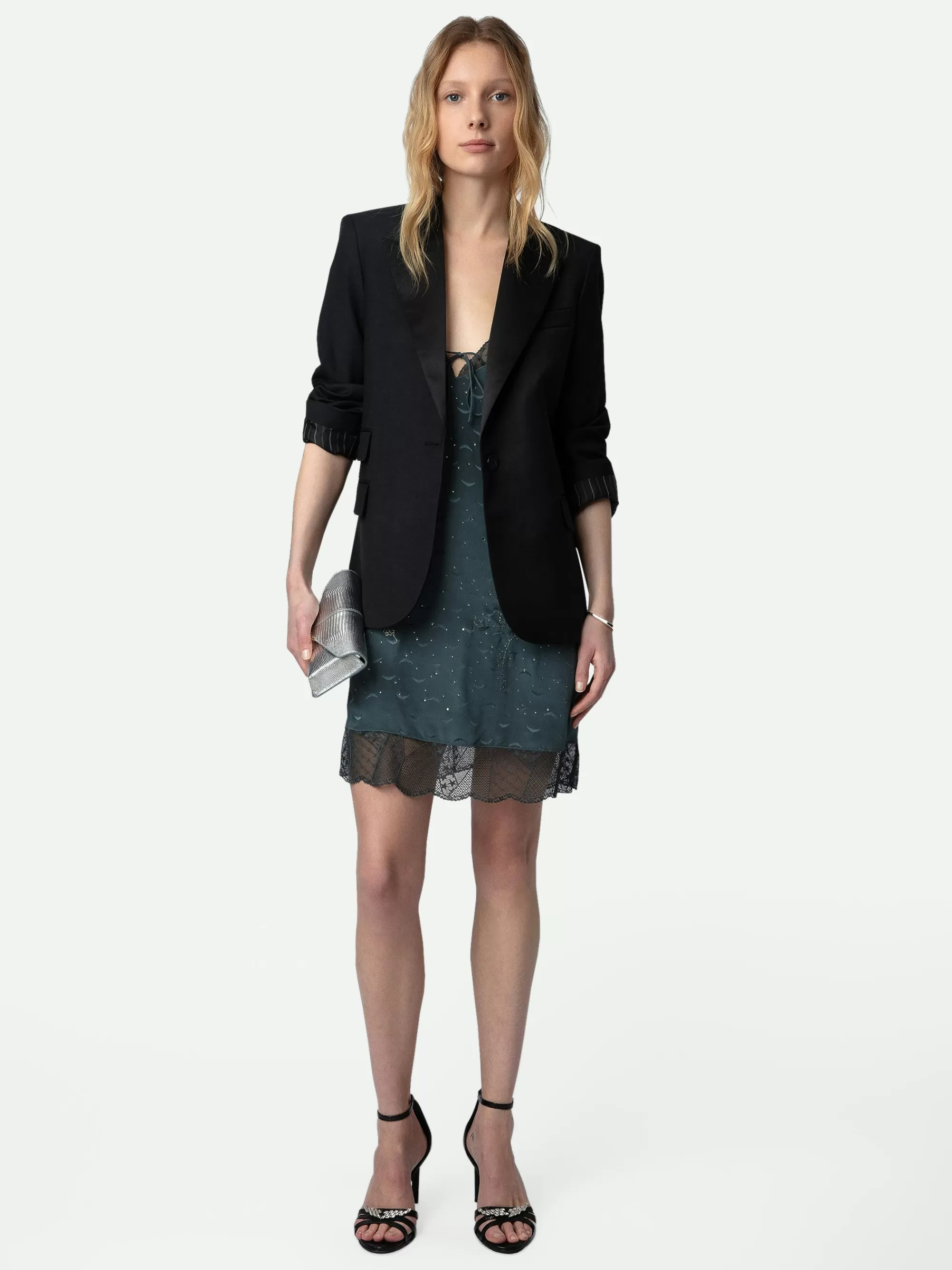 Embellishment | Lingerie | Zadig&Voltaire Calissa Silk Jacquard Dress Nori