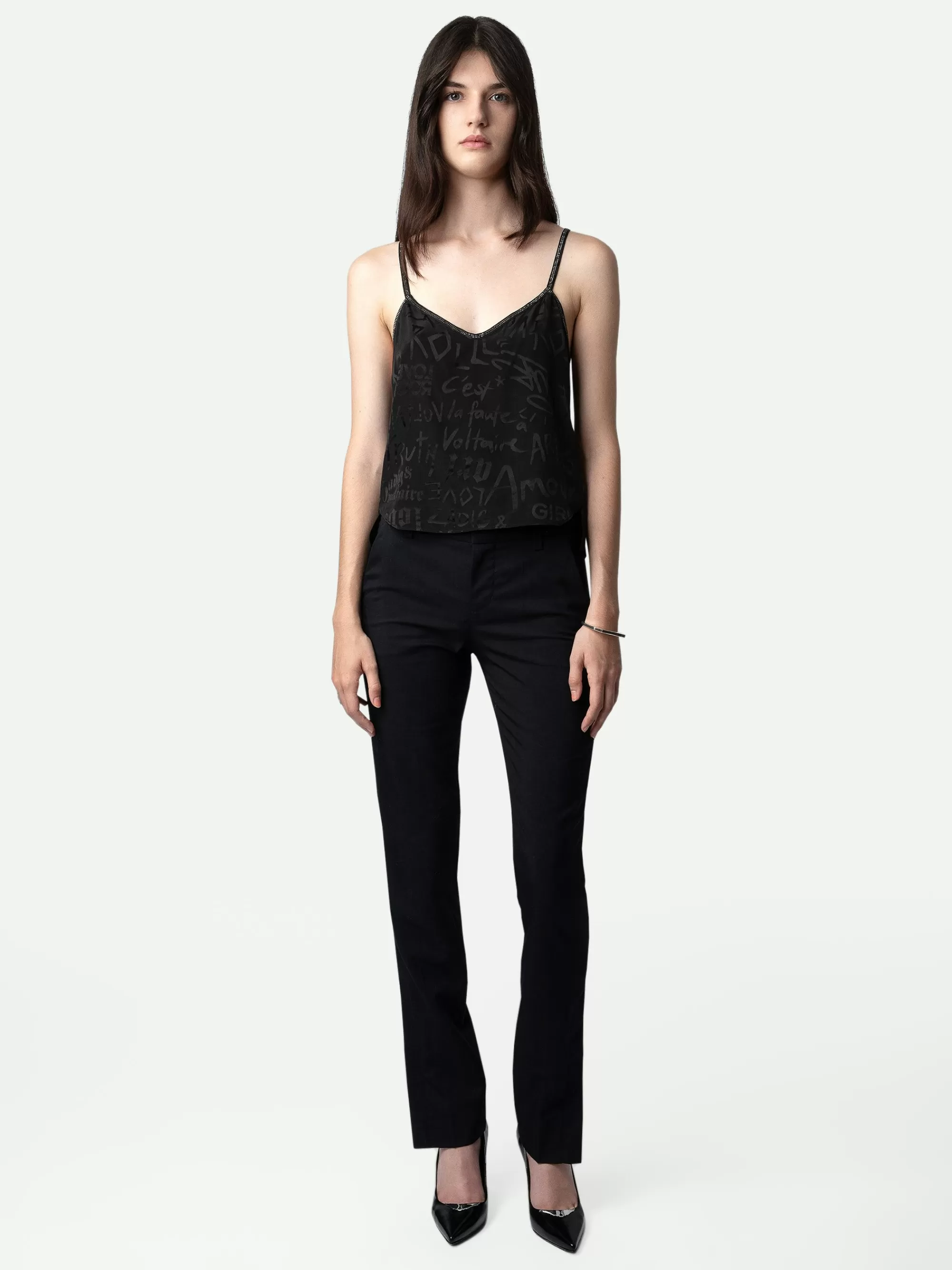 Tops & Shirts | Embellishment | Zadig&Voltaire Callo Jac Camisole Black