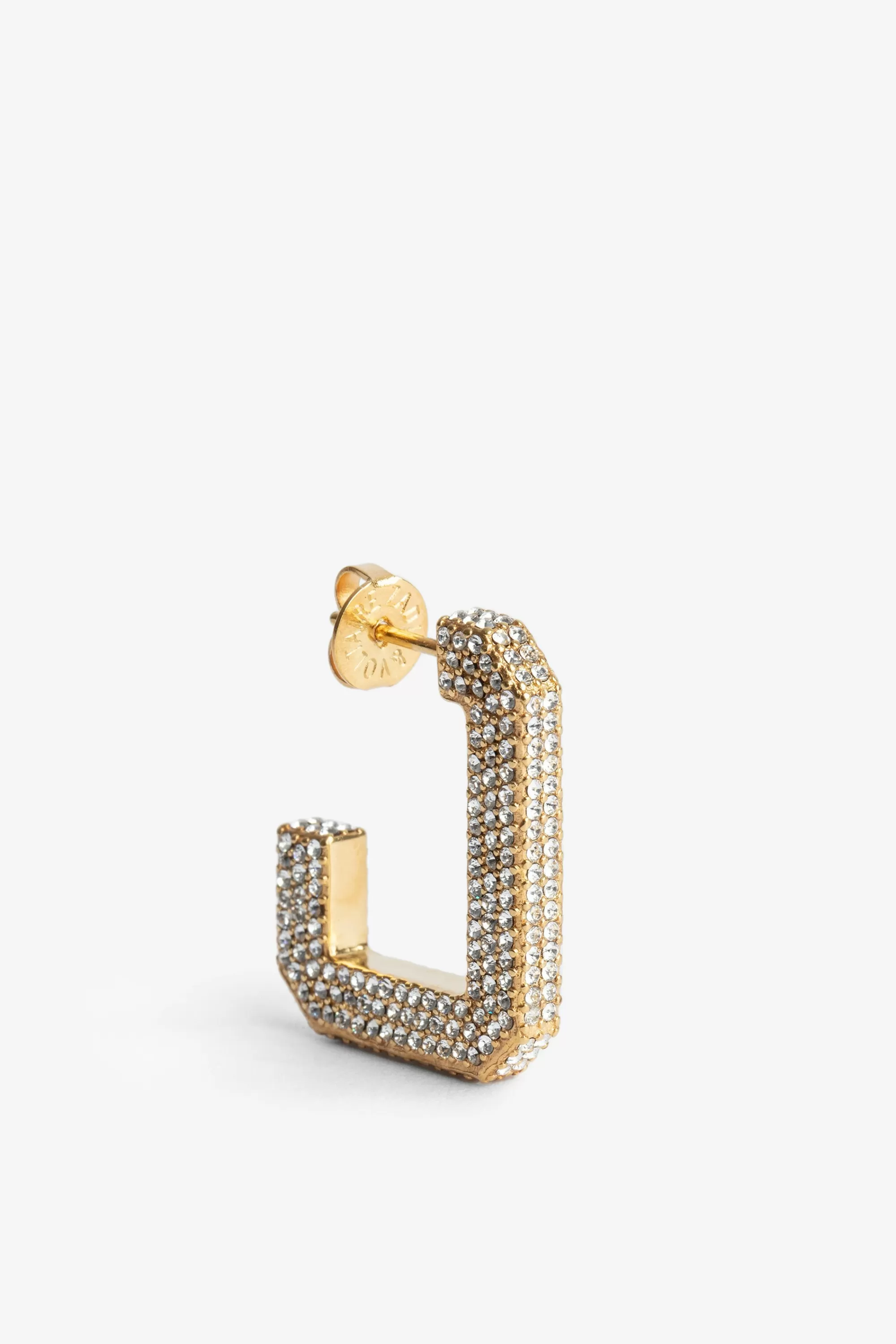Iconics | Zadig&Voltaire Cecilia Strass Earrings Old gold