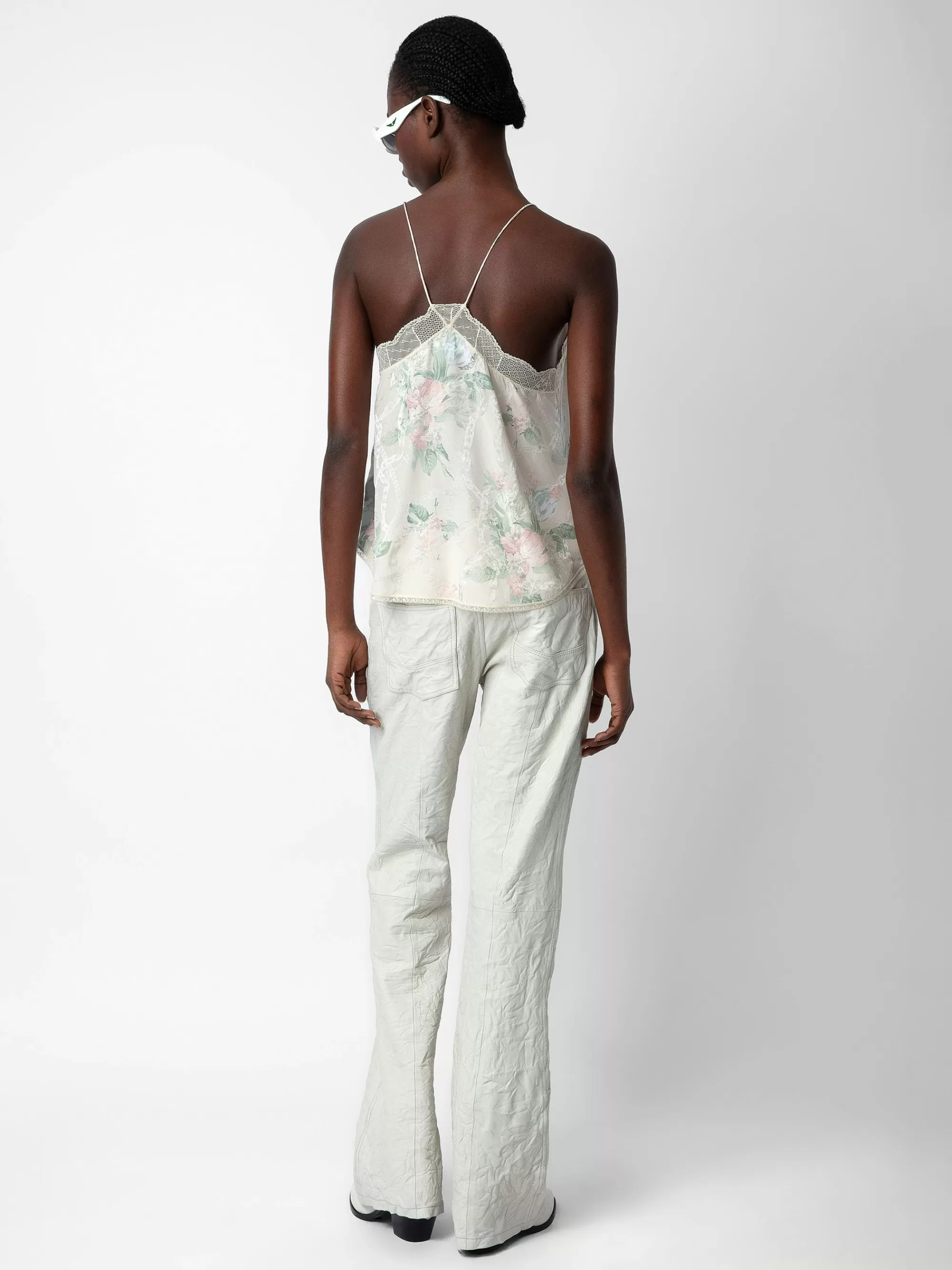 Tops & Shirts | Spring/Summer 2024 | Zadig&Voltaire Christy Silk Camisole Mastic