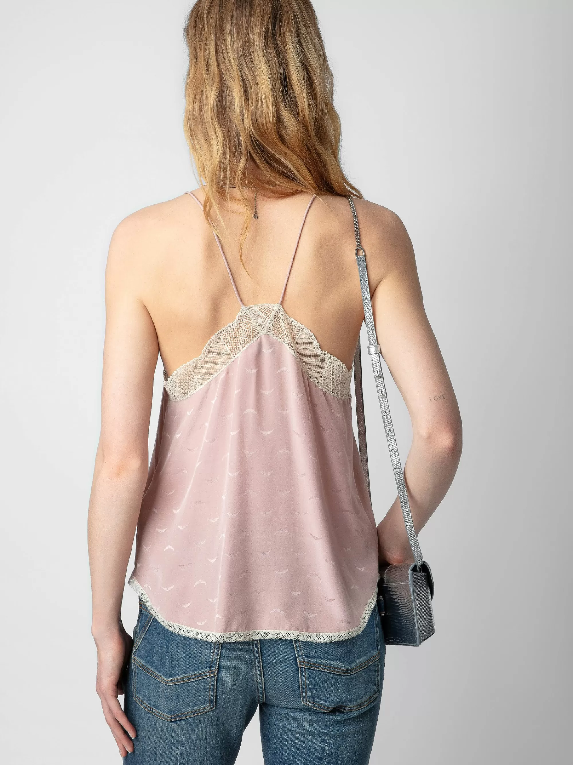 Tops & Shirts | Shop New In | Zadig&Voltaire Christy Silk Jacquard Camisole Primrose