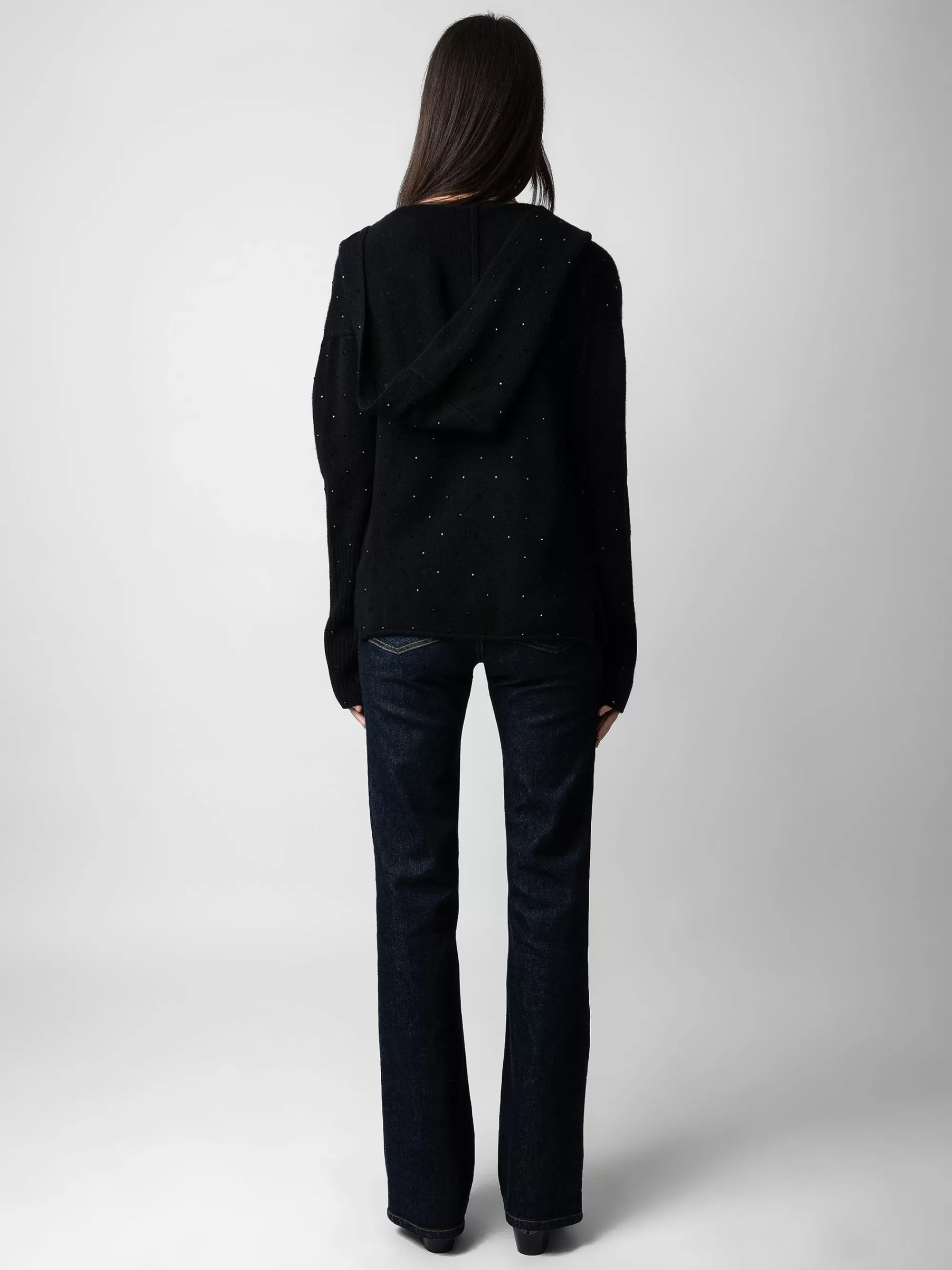 Sweaters & Cardigans | Cashmere | Zadig&Voltaire Cosany Diamanté Cashmere Cardigan Black