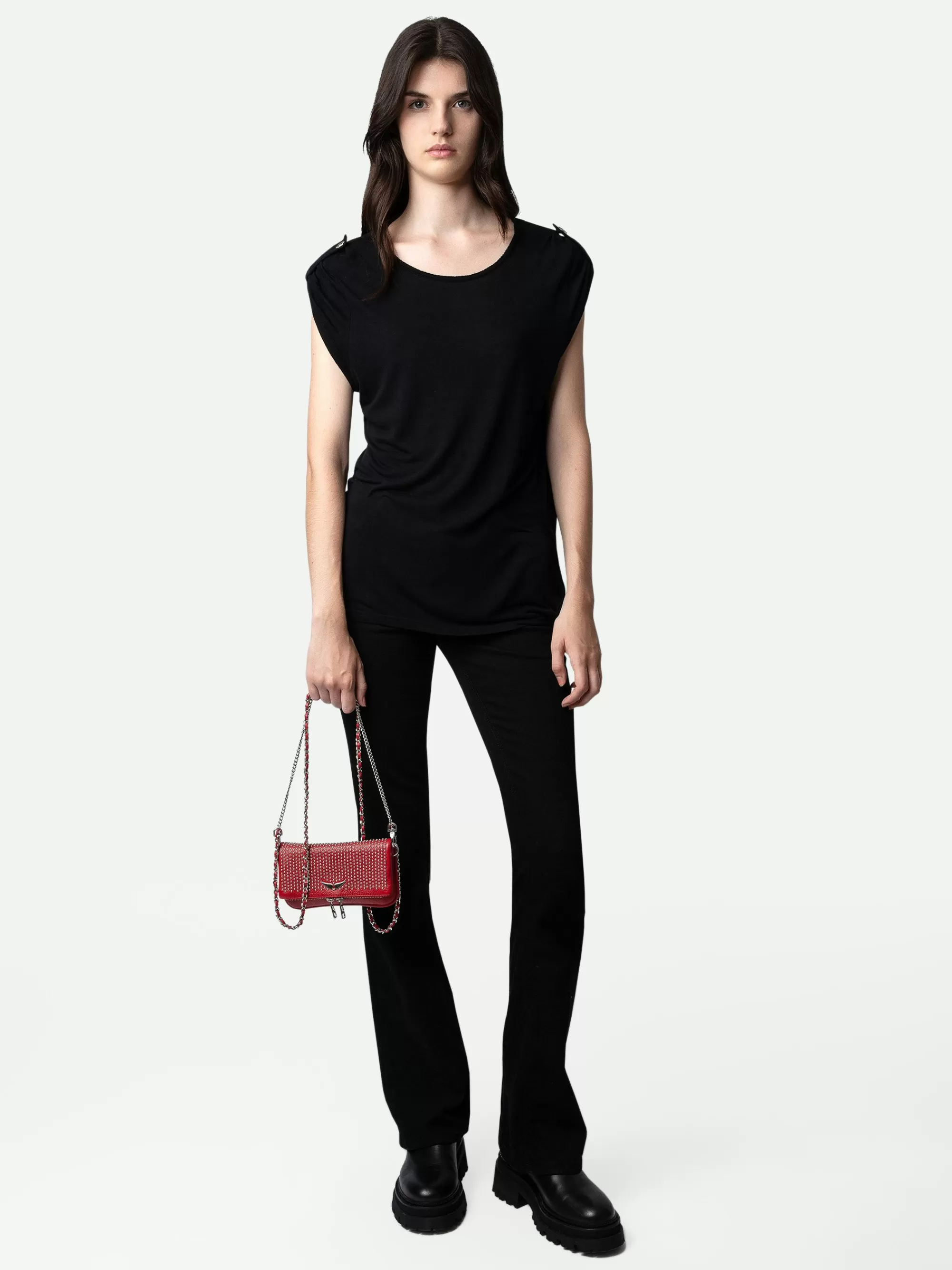 T-Shirts | Shop New In | Zadig&Voltaire Donate Jewellery T-shirt Black