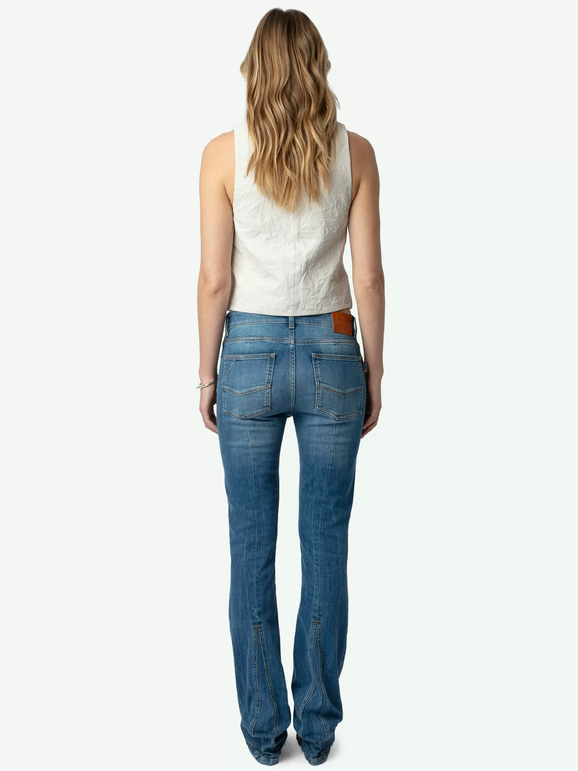 Tops & Shirts | Blazers | Zadig&Voltaire Emilie Crinkled Leather Vest Judo