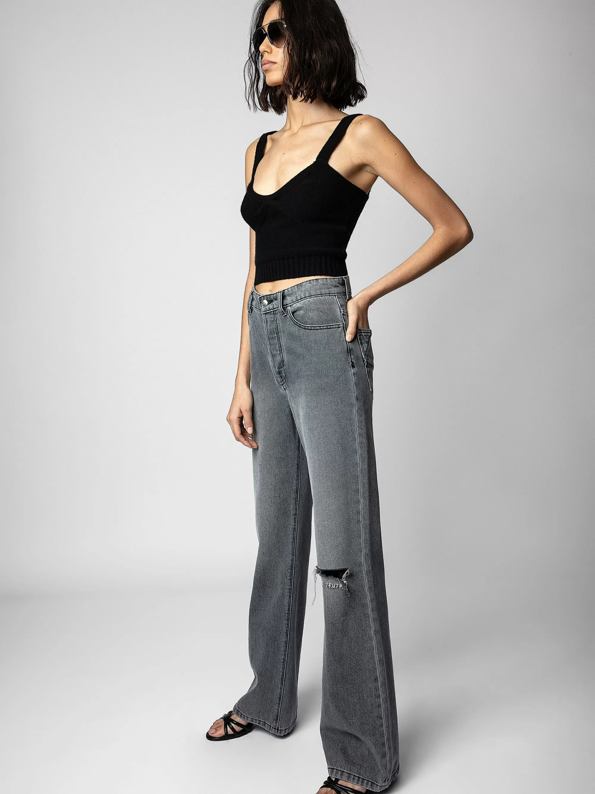 Denim | Iconics | Zadig&Voltaire Evy Jeans Grey