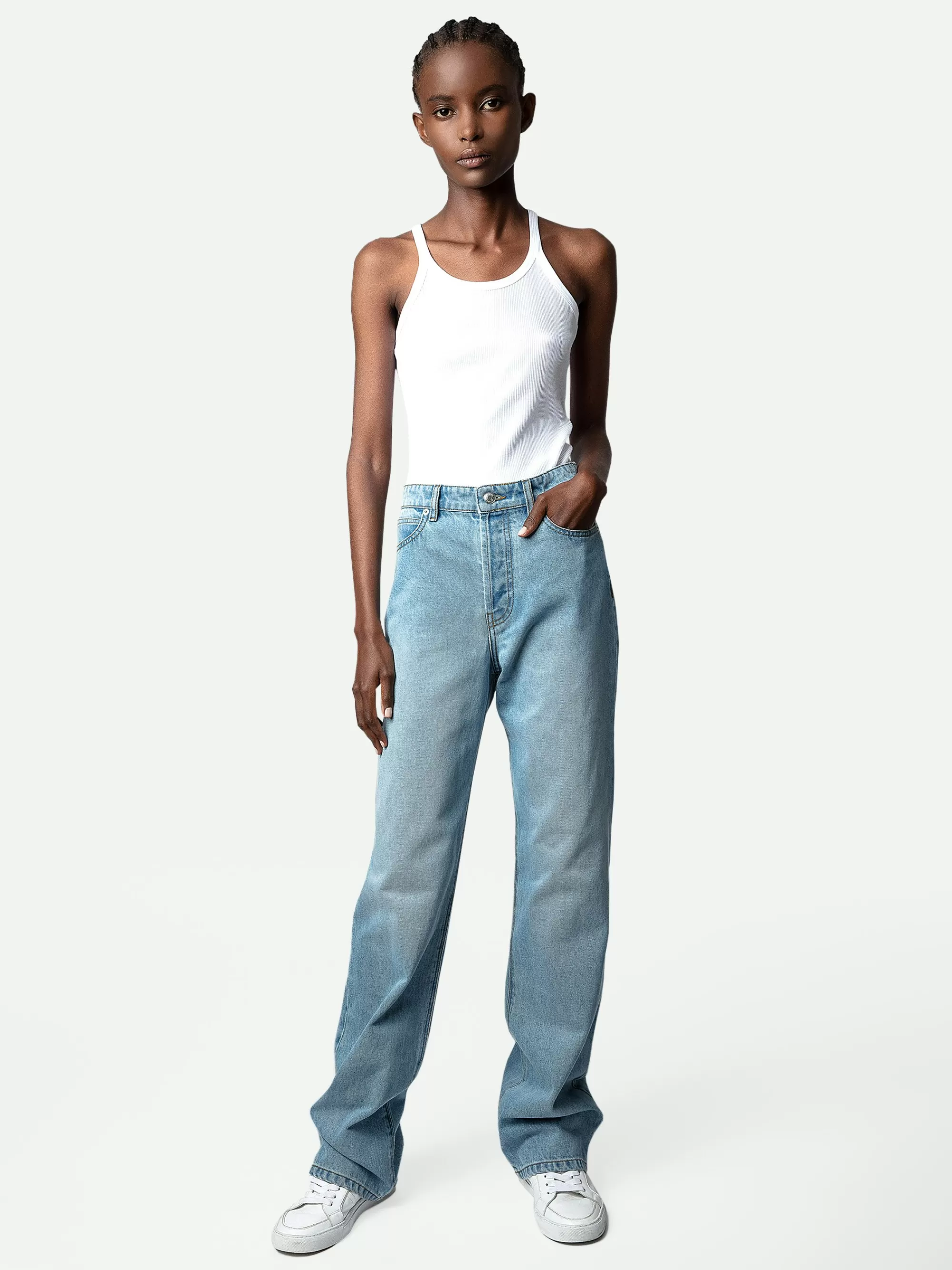 Denim | Iconics | Zadig&Voltaire Evy Jeans Light blue