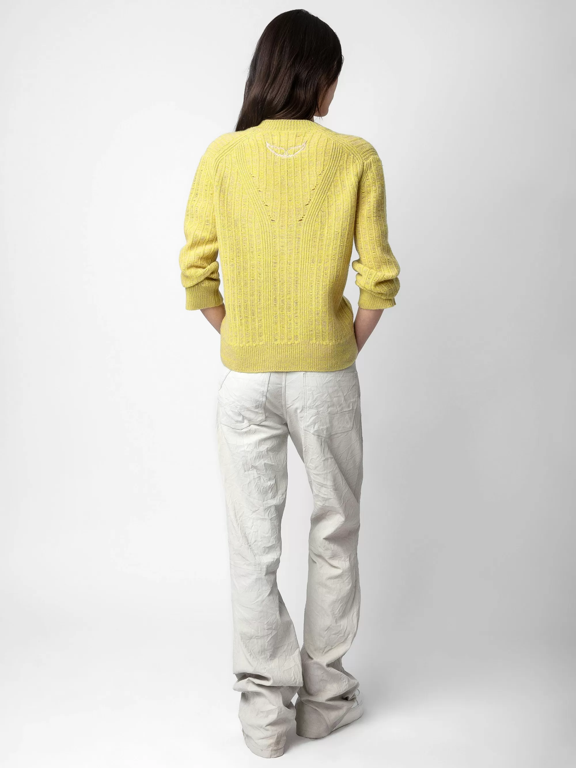 Sweaters & Cardigans | Spring/Summer 2024 | Zadig&Voltaire Fanny Sweater Jaune