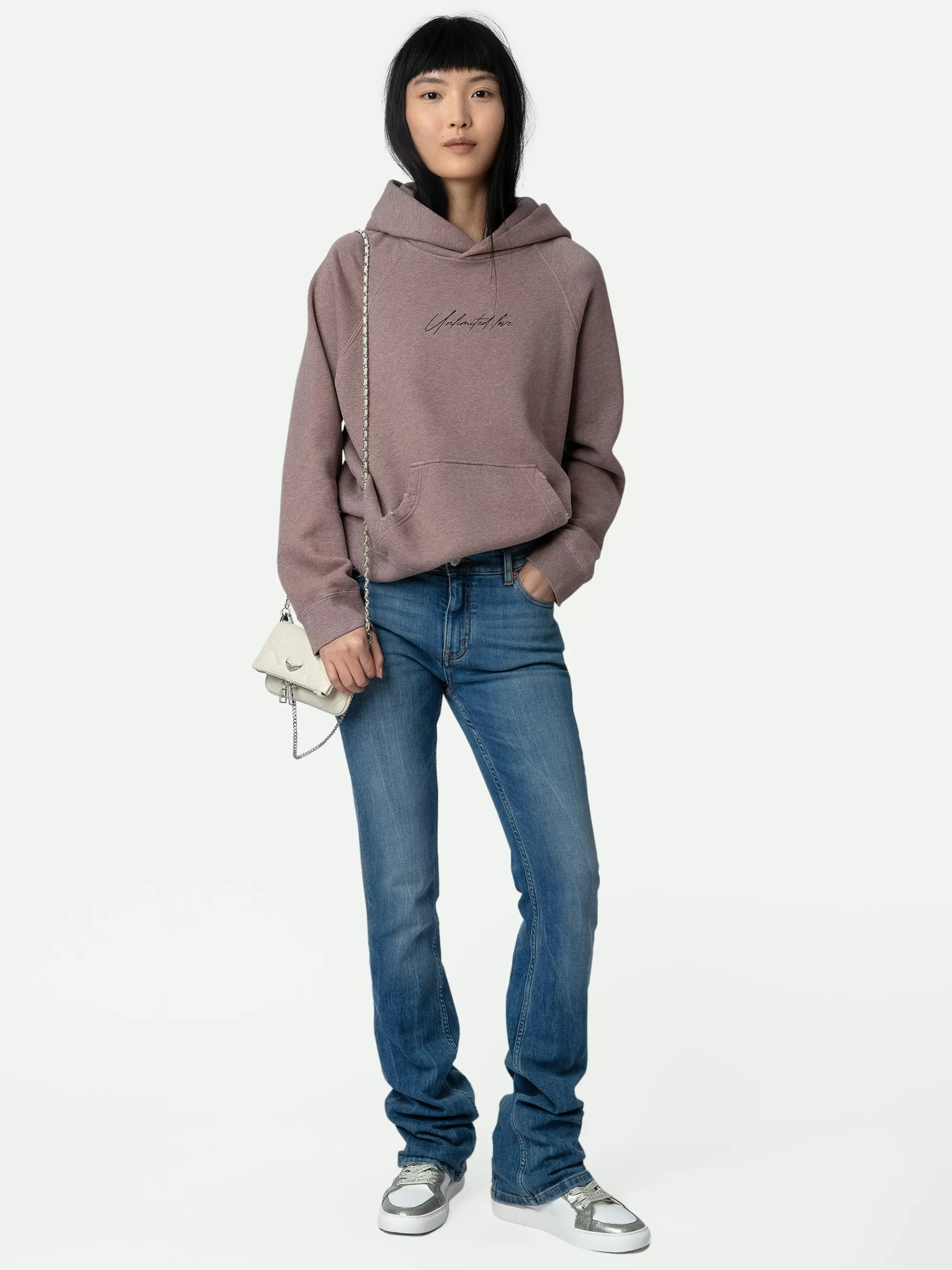 Sweatshirts | Spring/Summer 2024 | Zadig&Voltaire Georgy Photoprint Sweatshirt Primrose