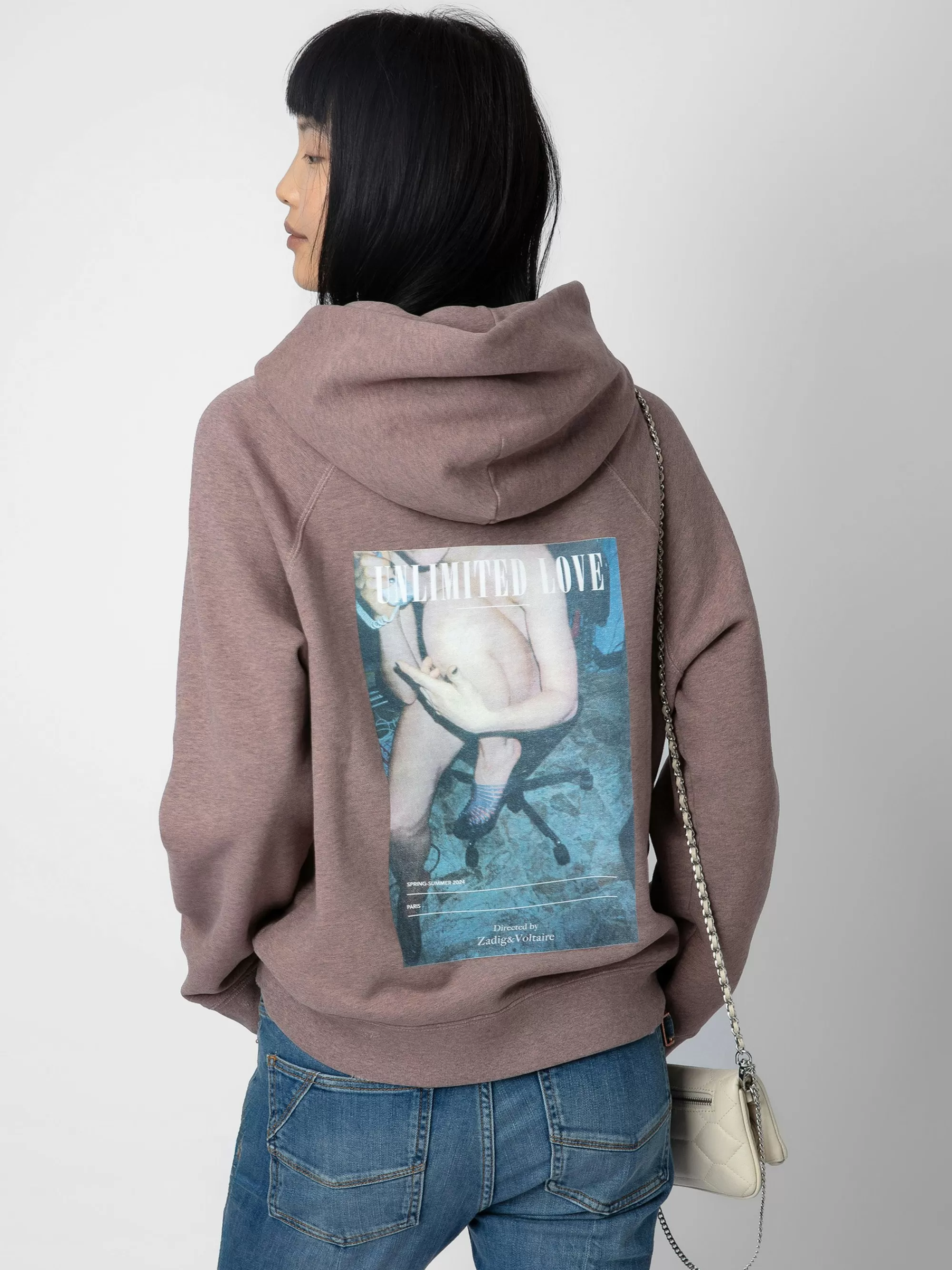 Sweatshirts | Spring/Summer 2024 | Zadig&Voltaire Georgy Photoprint Sweatshirt Primrose