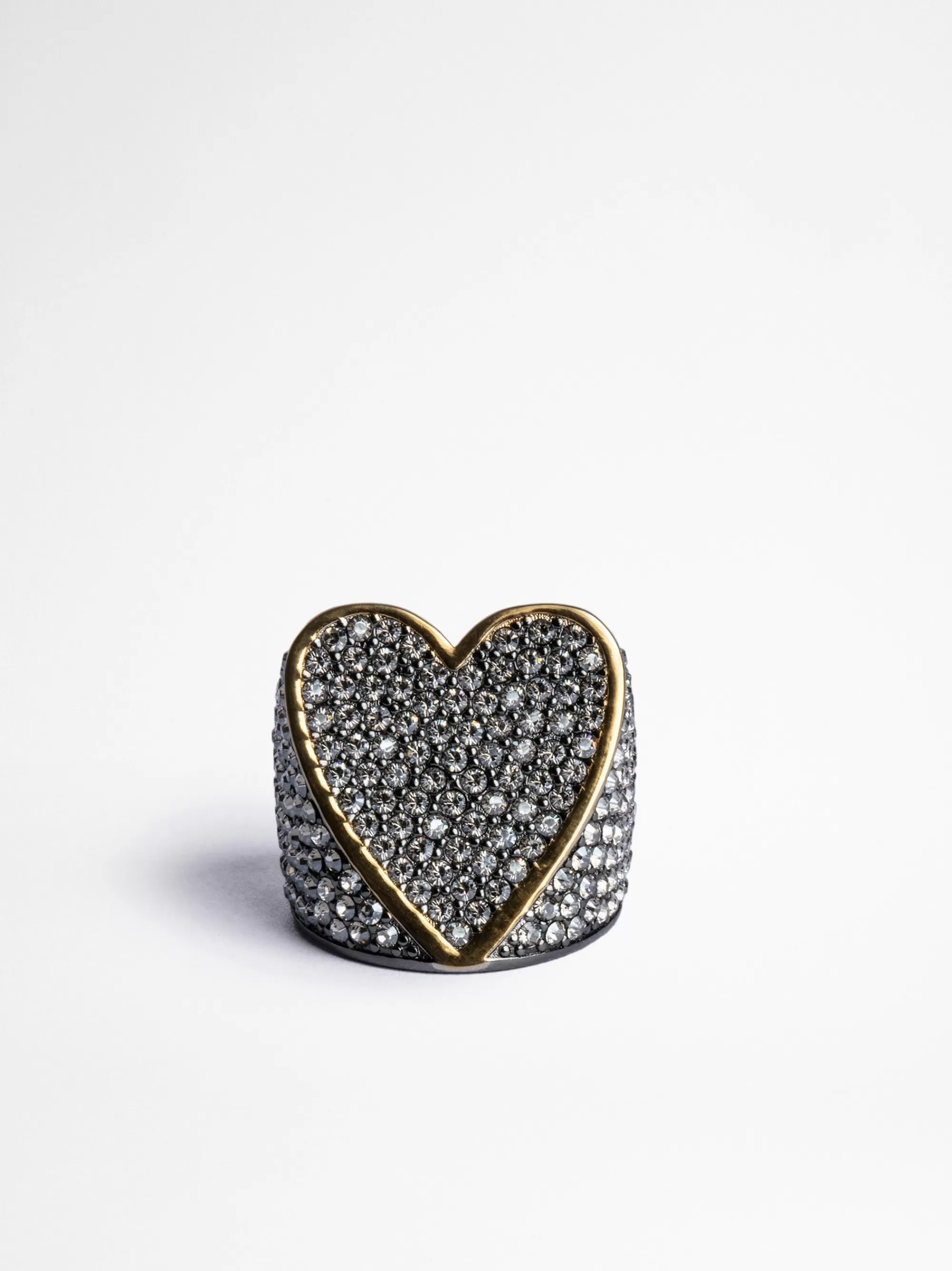 Iconics | Zadig&Voltaire Idol Strass Ring Shiny black