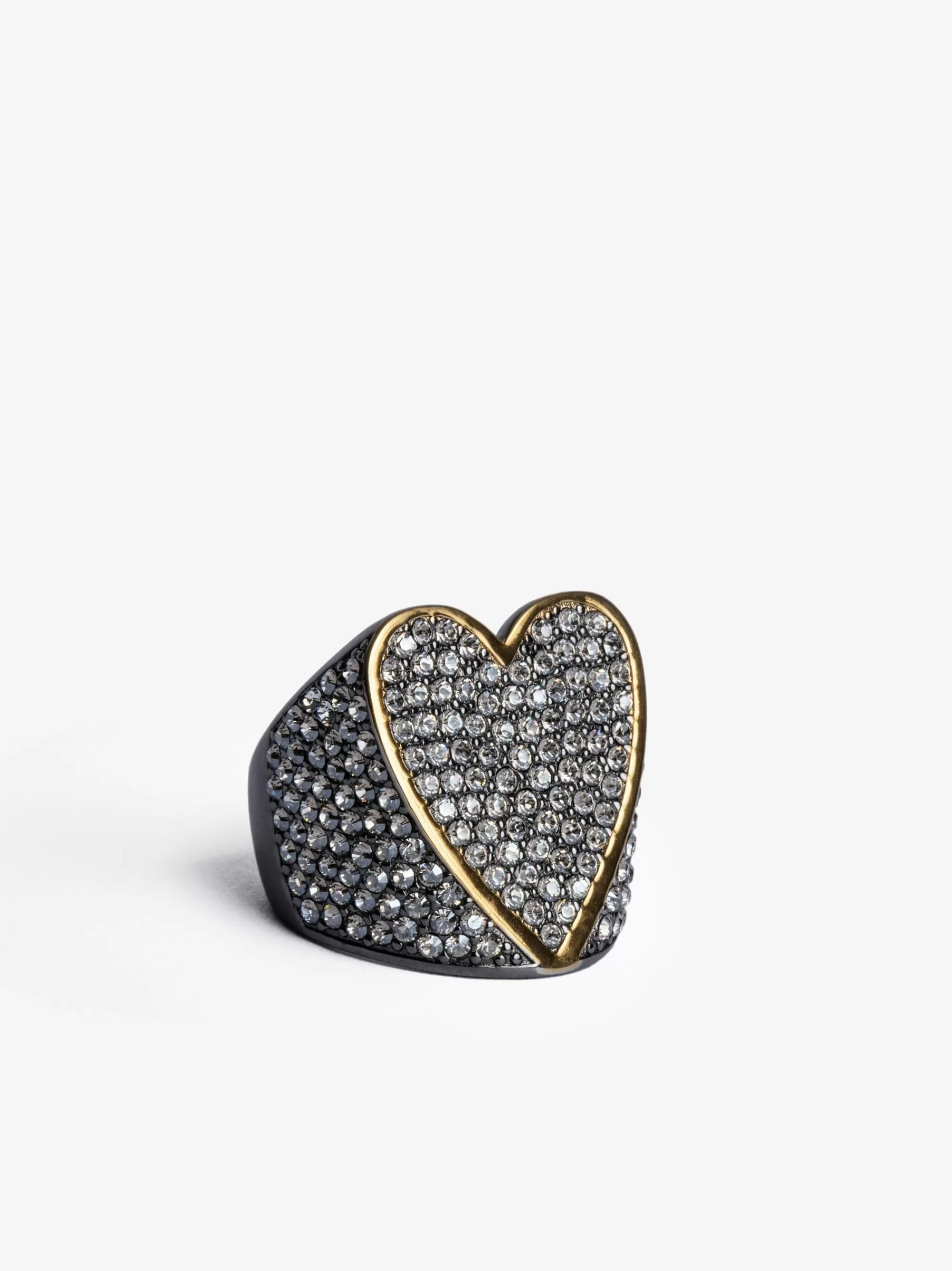 Iconics | Zadig&Voltaire Idol Strass Ring Shiny black