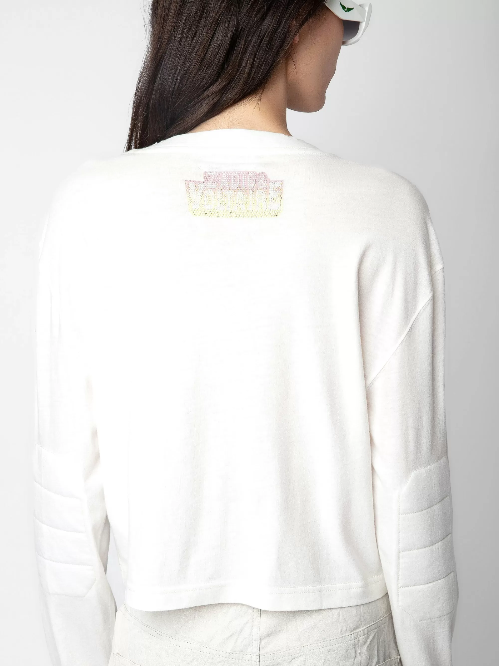 T-Shirts | Embellishment | Zadig&Voltaire Iona Voltaire Diamanté T-shirt Judo