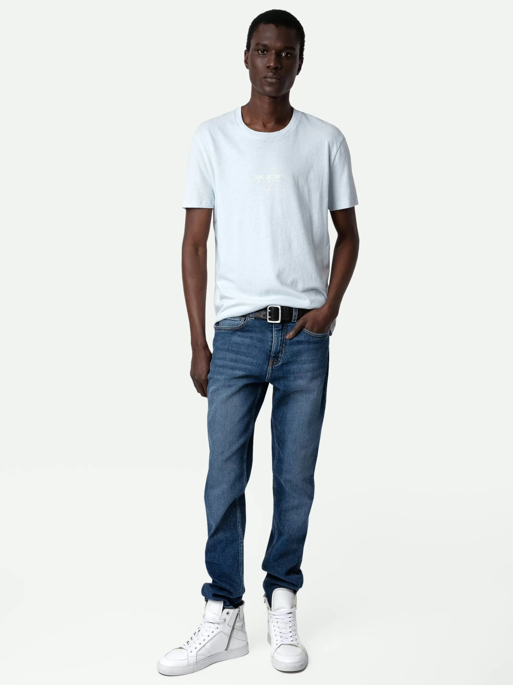 Spring/Summer 2024 | T-Shirts | Zadig&Voltaire Jetty T-shirt Ciel