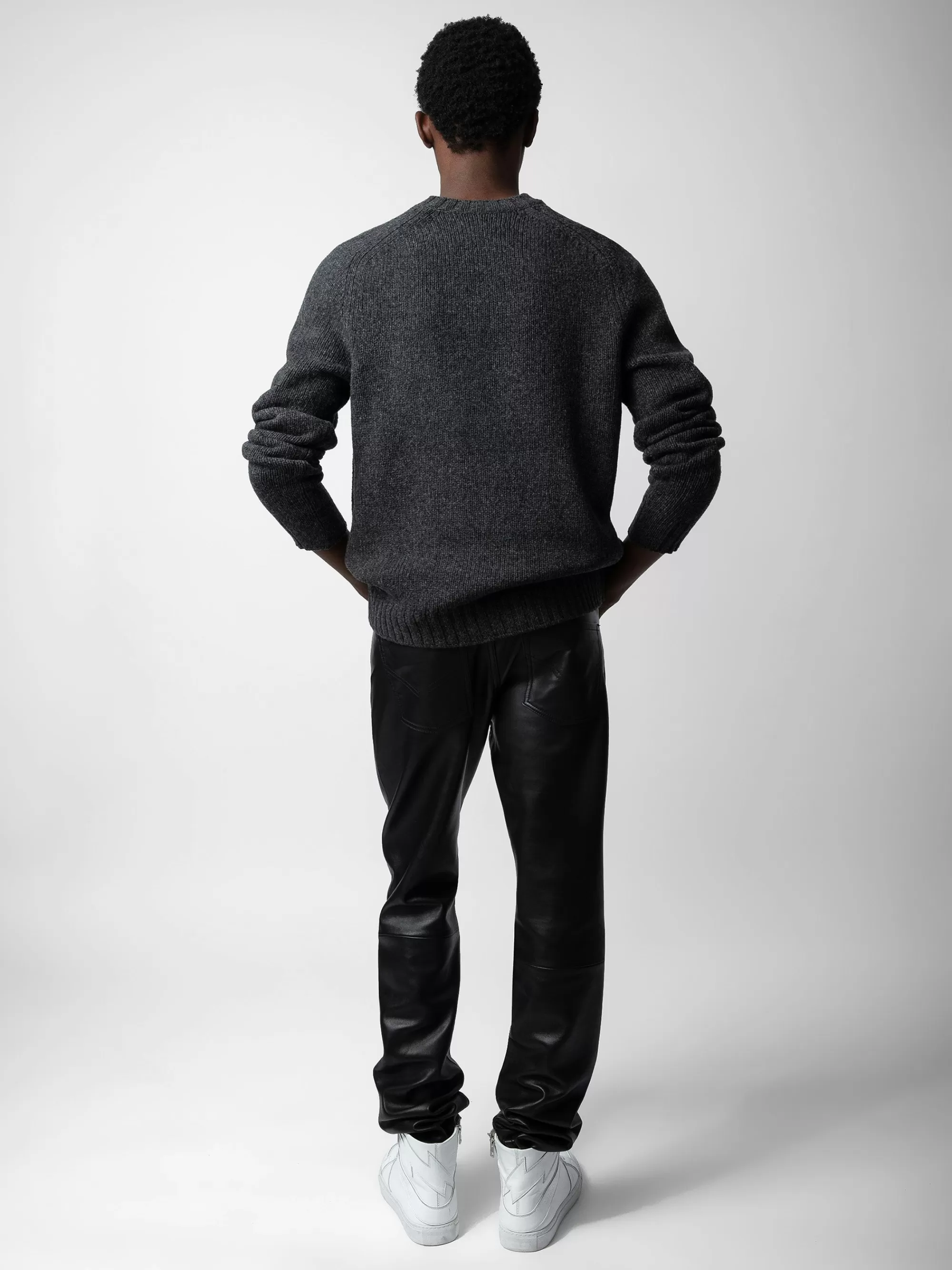 Spring/Summer 2024 | Unisex | Zadig&Voltaire Jordan Sweater Anthracite