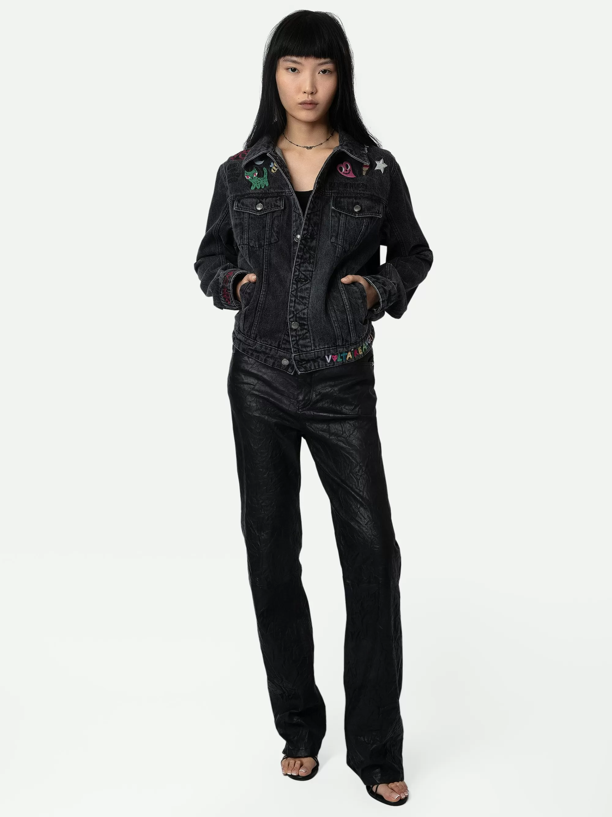 Jackets & Coats | Spring/Summer 2024 | Zadig&Voltaire Kasy Denim Jacket Grey