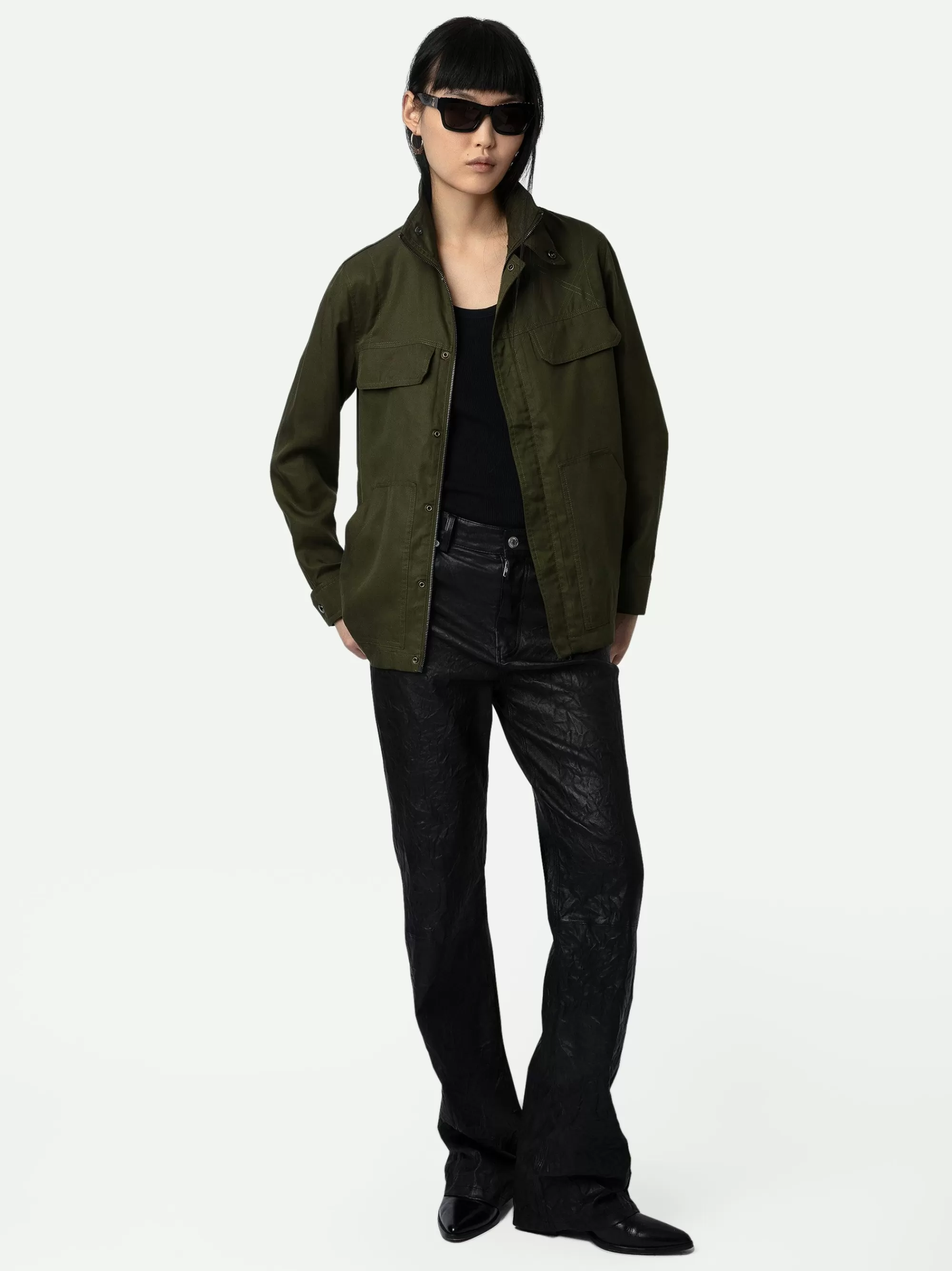 Jackets & Coats | Spring/Summer 2024 | Zadig&Voltaire Kayaka Military Jacket Wakame