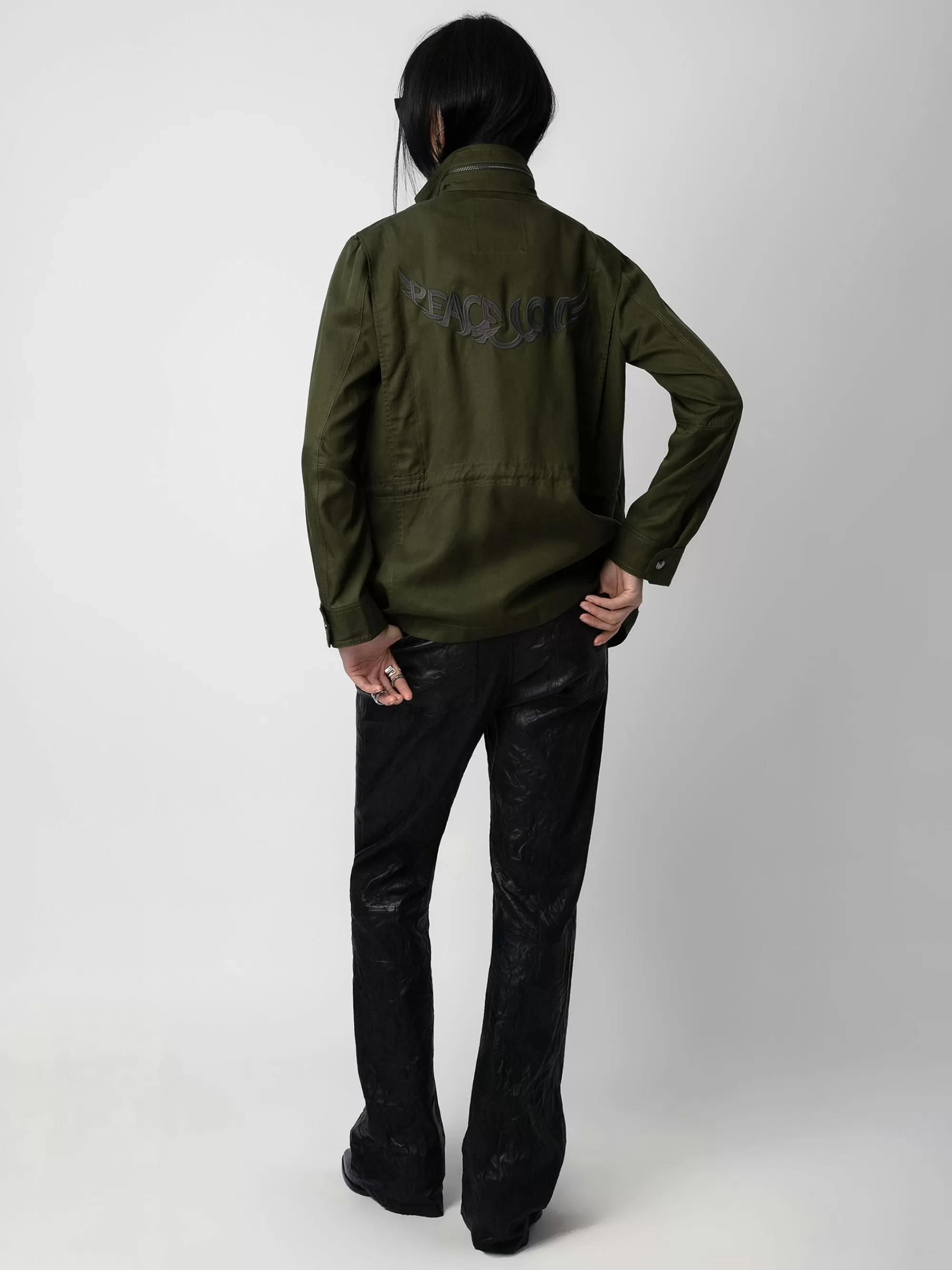 Jackets & Coats | Spring/Summer 2024 | Zadig&Voltaire Kayaka Military Jacket Wakame