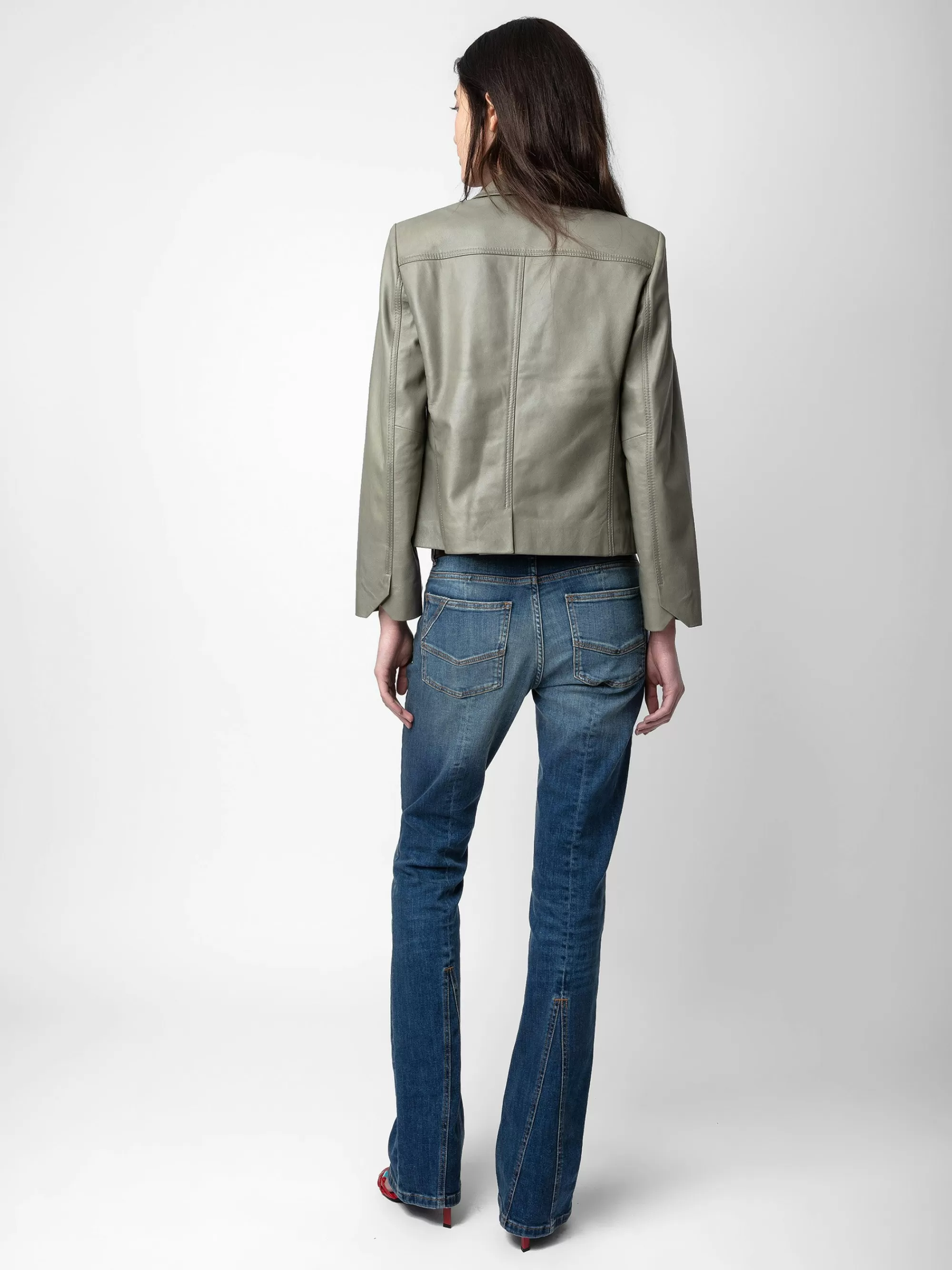 Jackets & Coats | Leather | Zadig&Voltaire Liams Leather Jacket Treillis