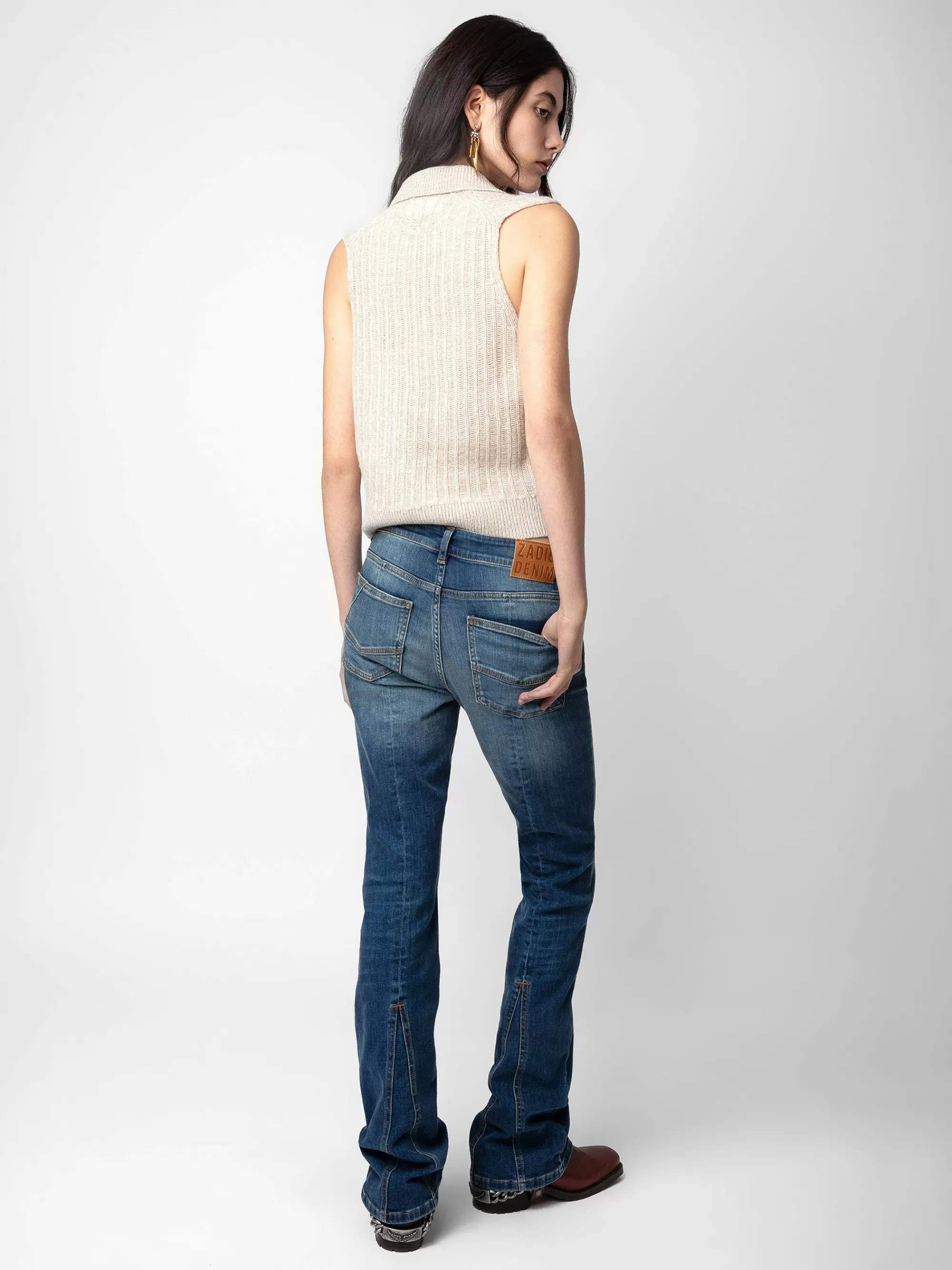 Sweaters & Cardigans | Spring/Summer 2024 | Zadig&Voltaire Lunny Sweater Ecru