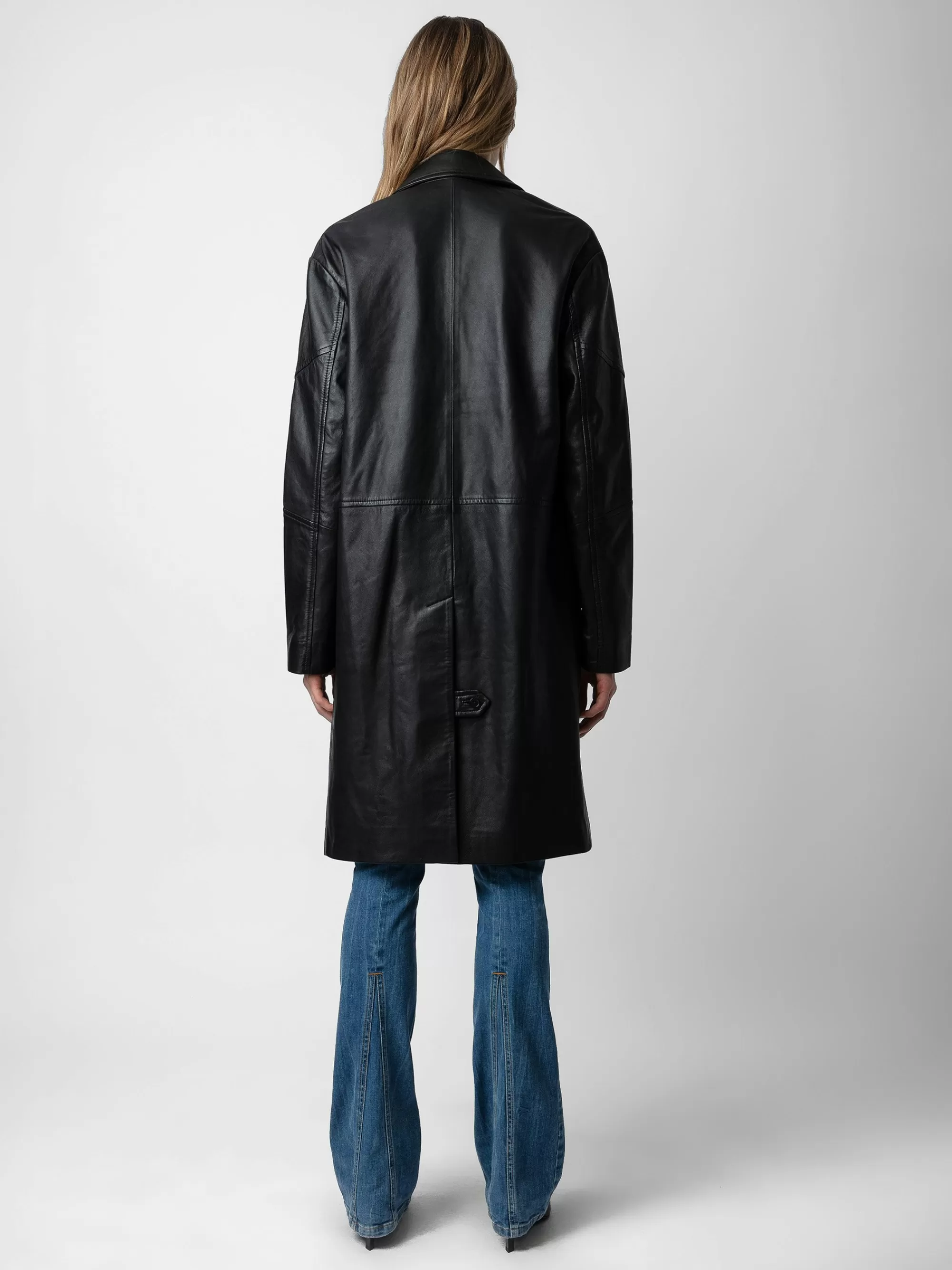 Jackets & Coats | Leather | Zadig&Voltaire Macari Leather Coat Black