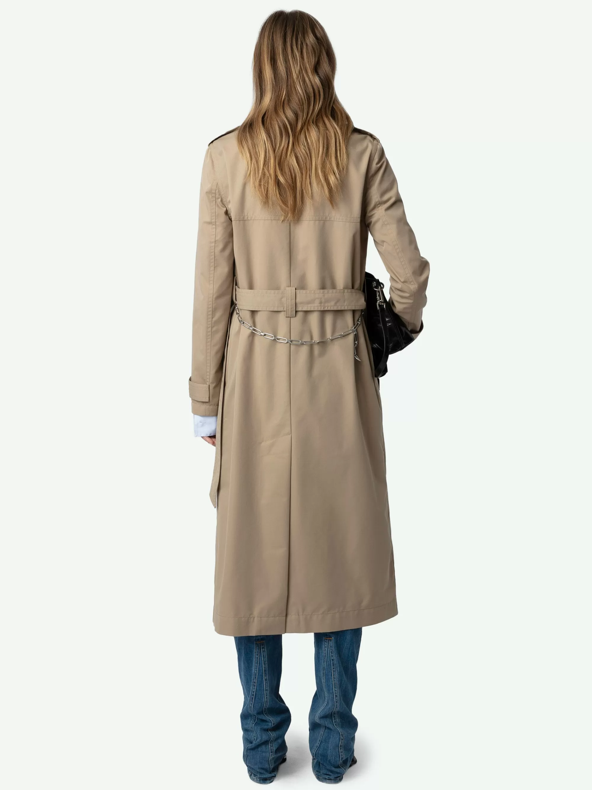Jackets & Coats | Shop New In | Zadig&Voltaire Mandy Trench Coat Latte