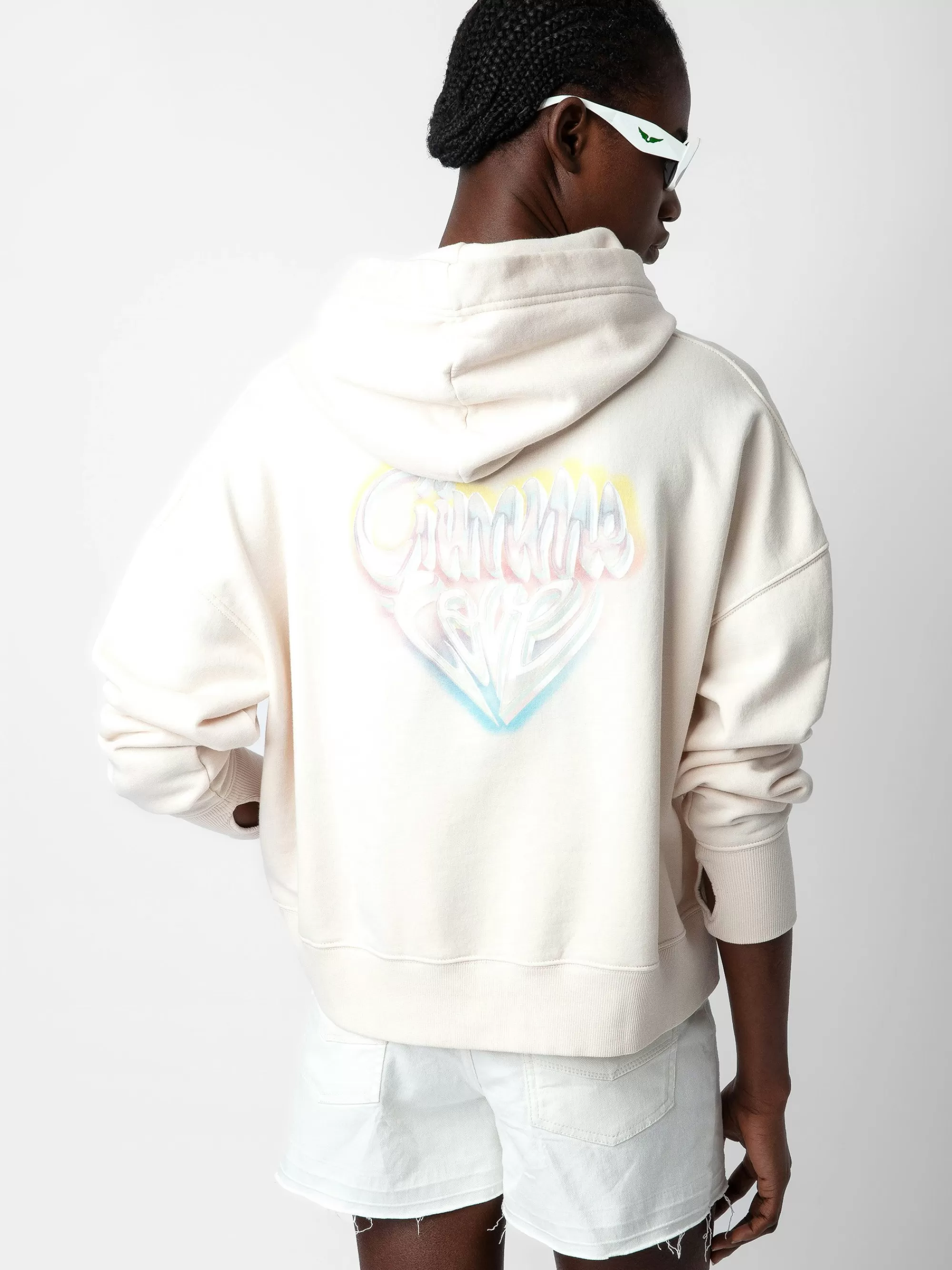 Sweatshirts | Spring/Summer 2024 | Zadig&Voltaire Mia Gimme Love Sweatshirt Petale