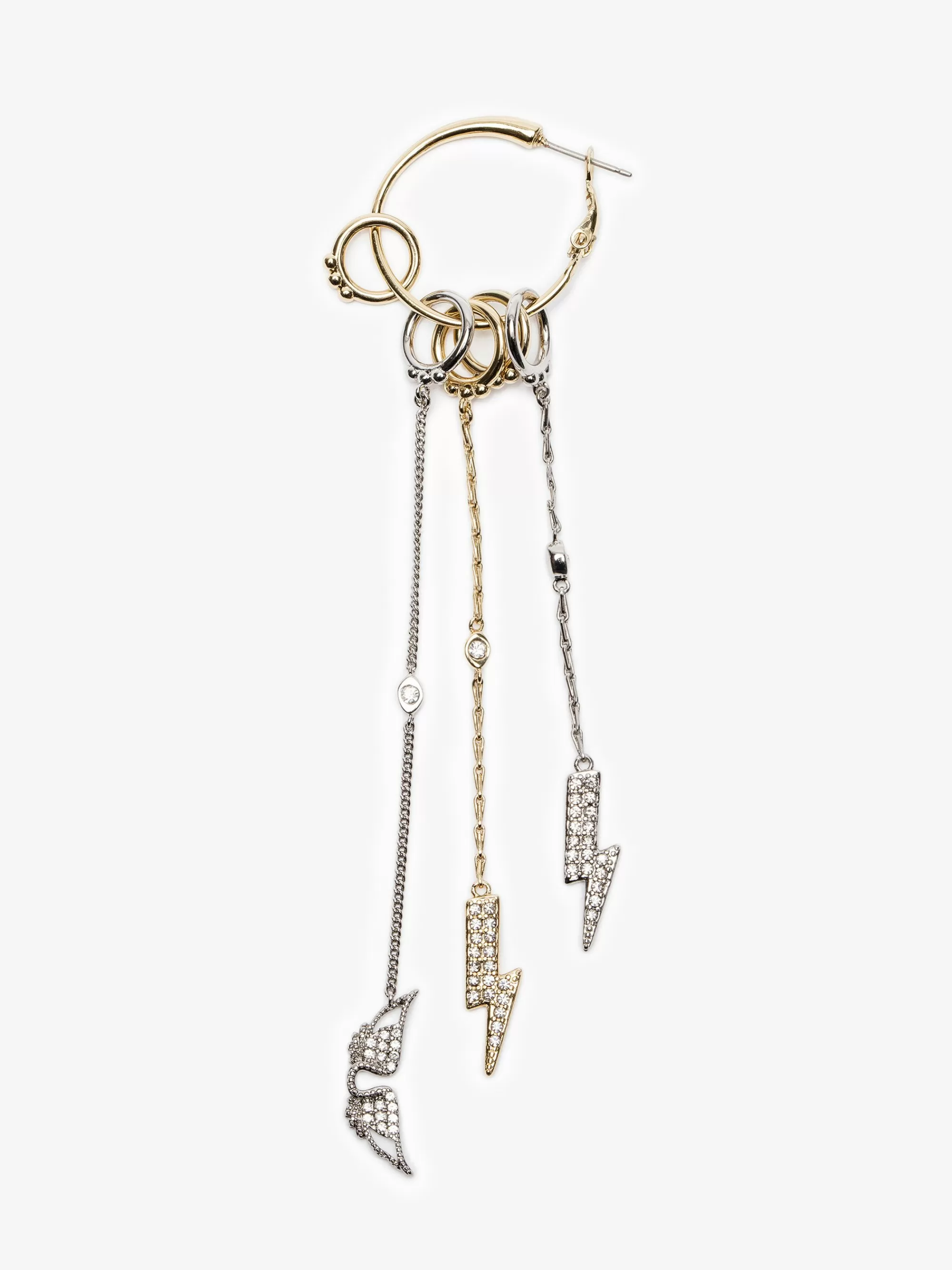 Iconics | Zadig&Voltaire Mila Flash Single Earring Shiny gold