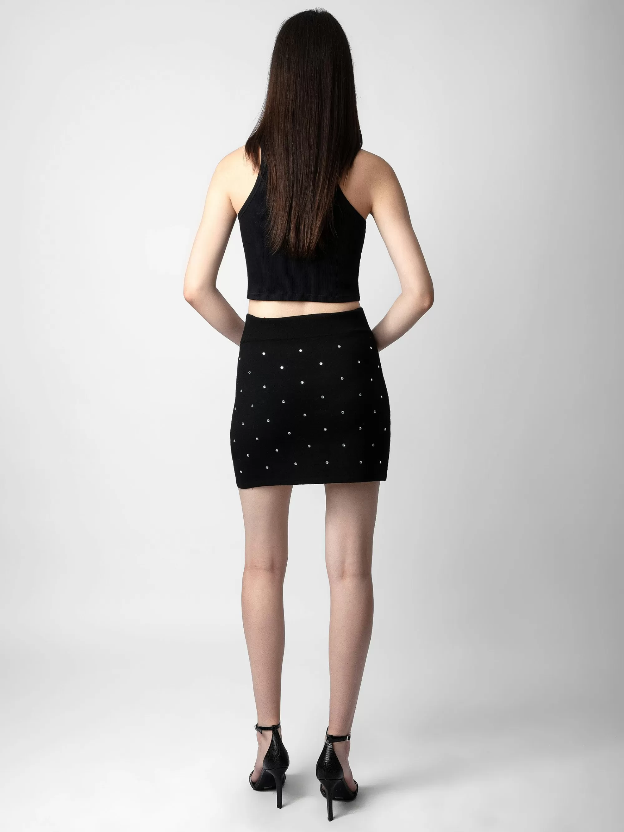 Dresses & Skirts | Embellishment | Zadig&Voltaire Mitty Diamanté Skirt Black