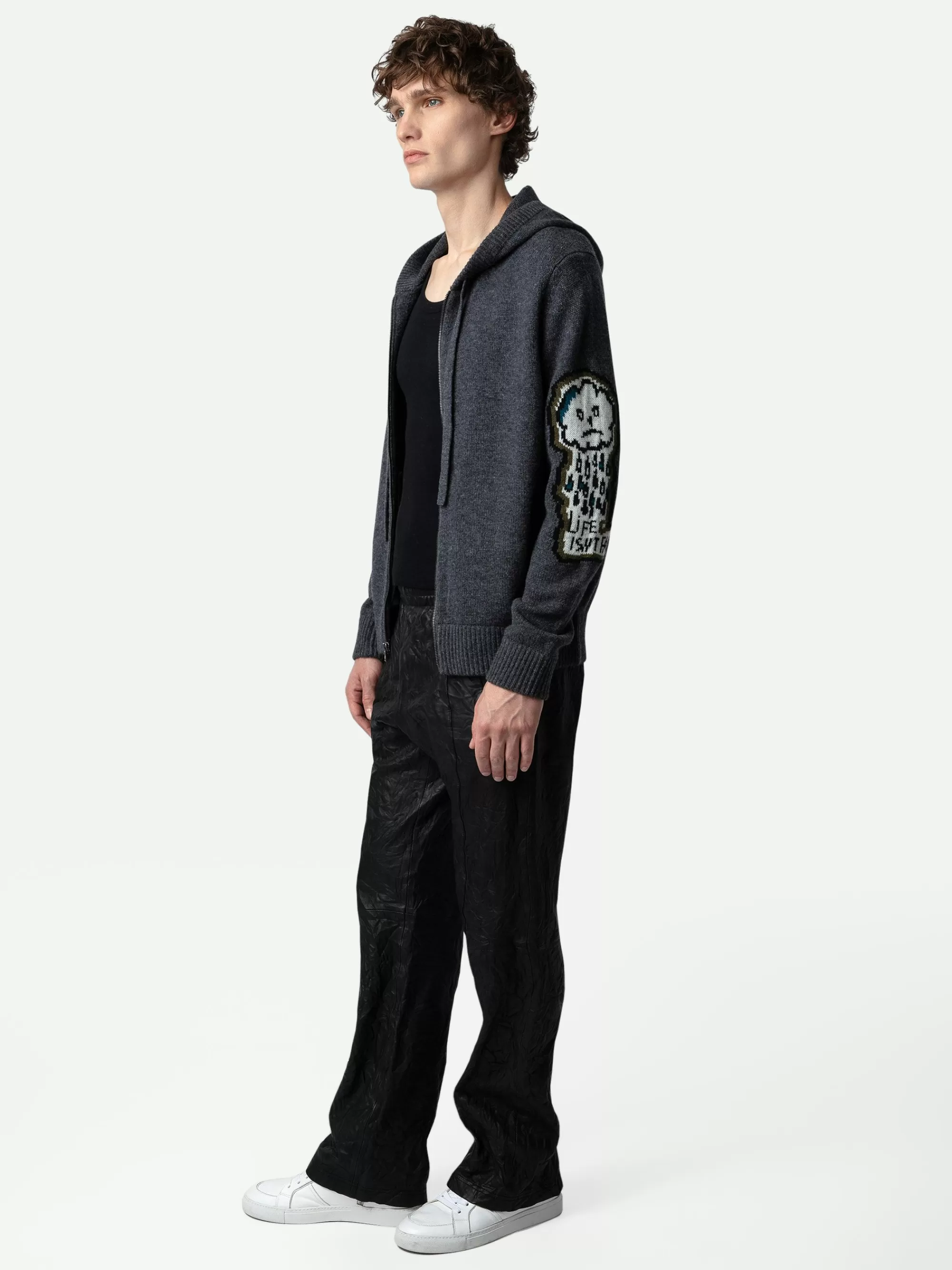 Spring/Summer 2024 | Sweaters & Cardigans | Zadig&Voltaire Oliver Cardigan Anthracite