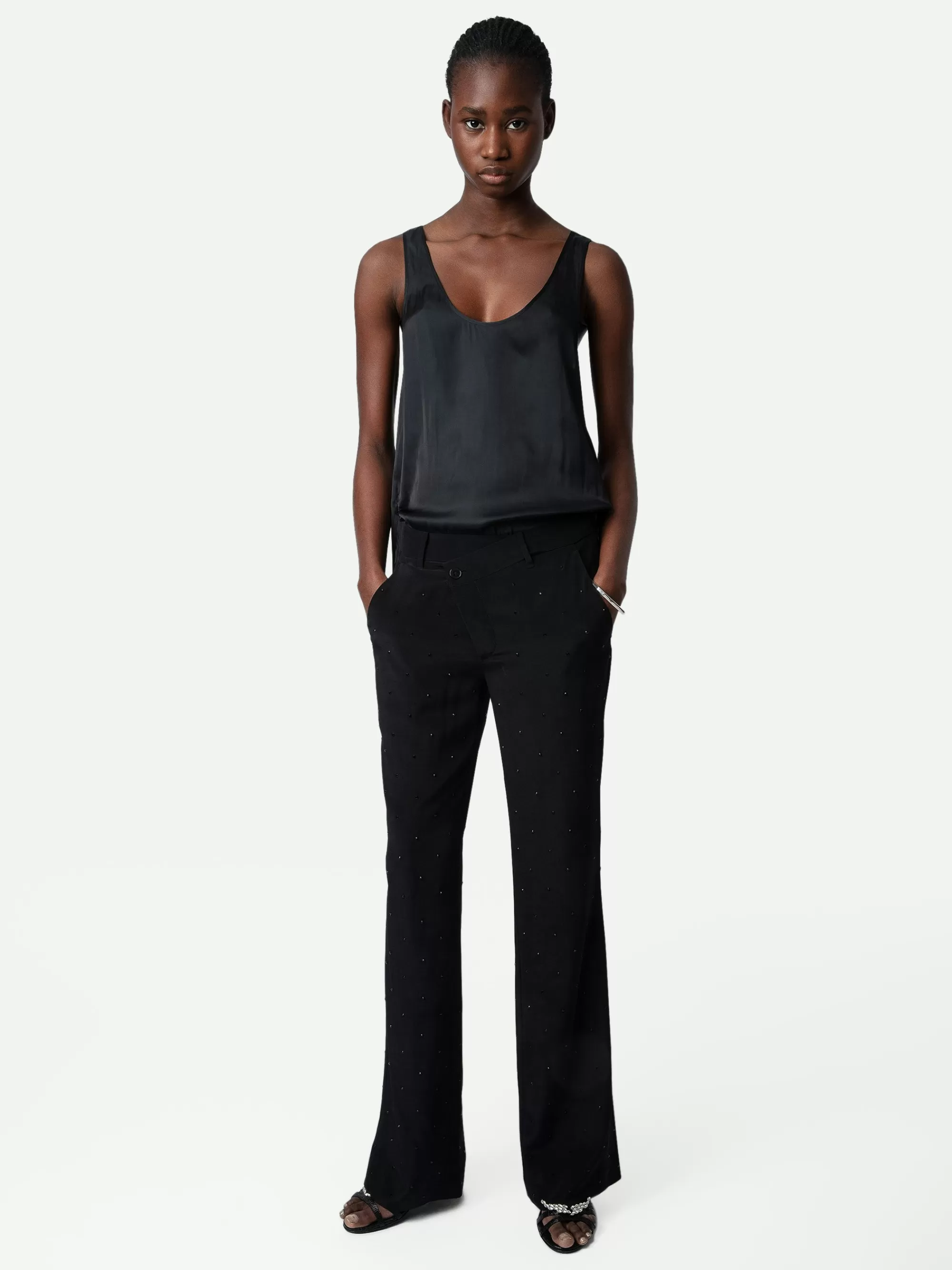 Embellishment | Pants & Shorts | Zadig&Voltaire Poxy Silk Pants Black