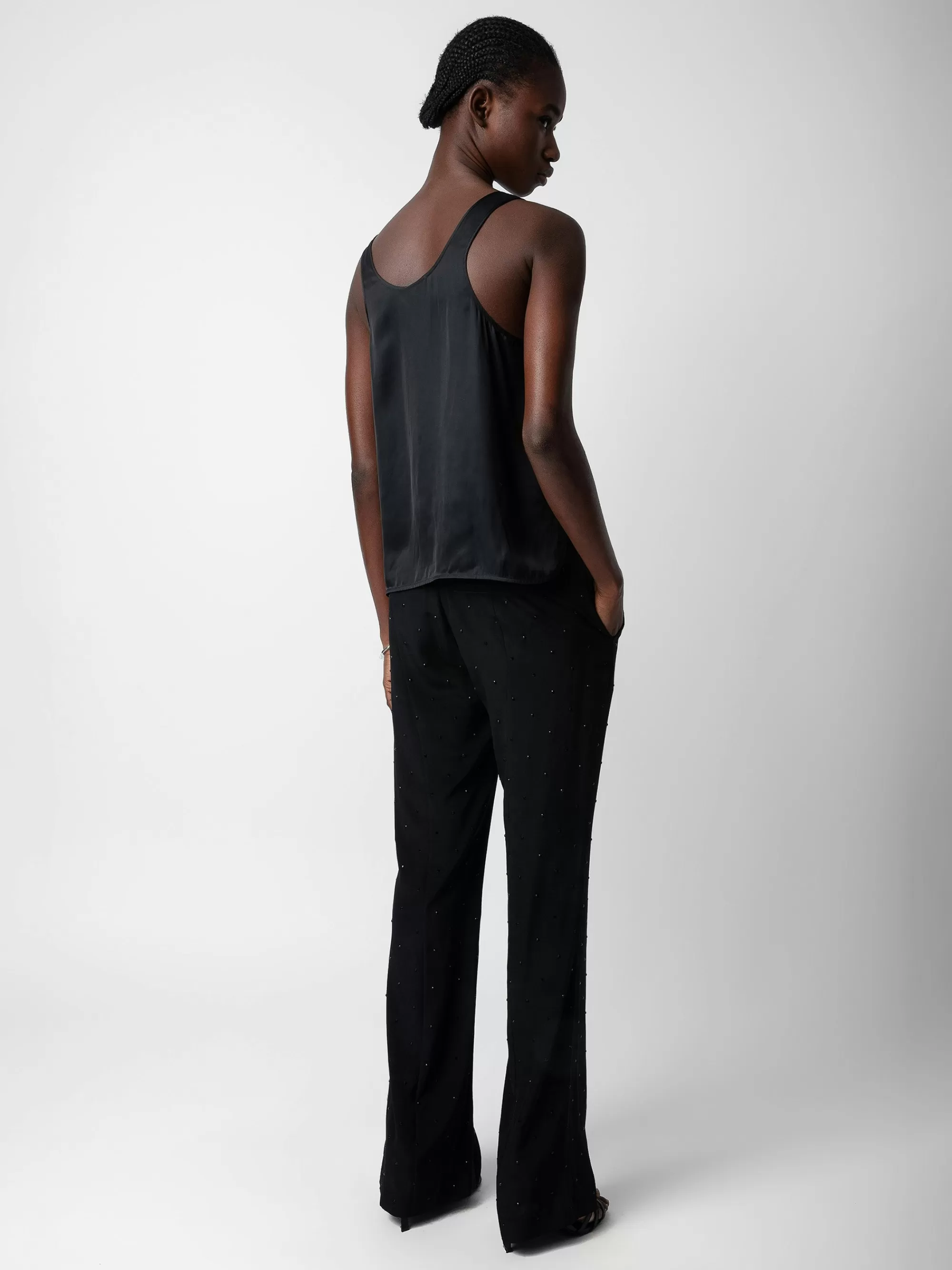 Embellishment | Pants & Shorts | Zadig&Voltaire Poxy Silk Pants Black
