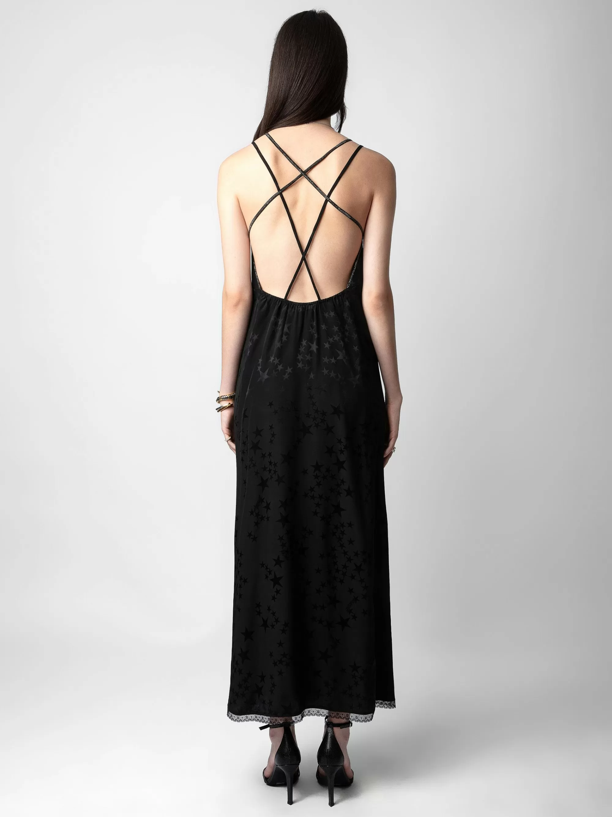Dresses & Skirts | Embellishment | Zadig&Voltaire Rohal Silk Jacquard Dress Black