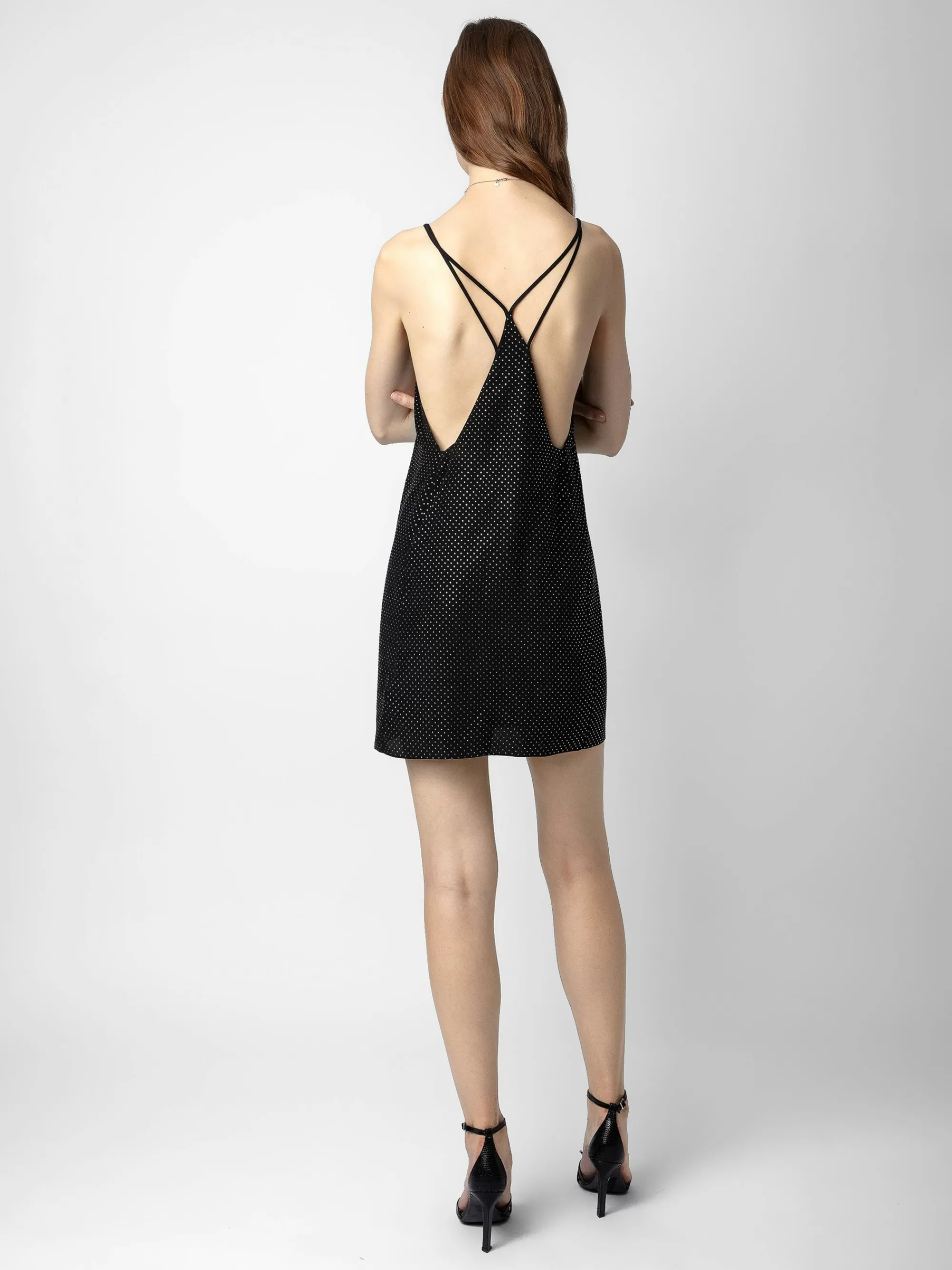 Dresses & Skirts | Embellishment | Zadig&Voltaire Rohana Diamanté Silk Dress Black