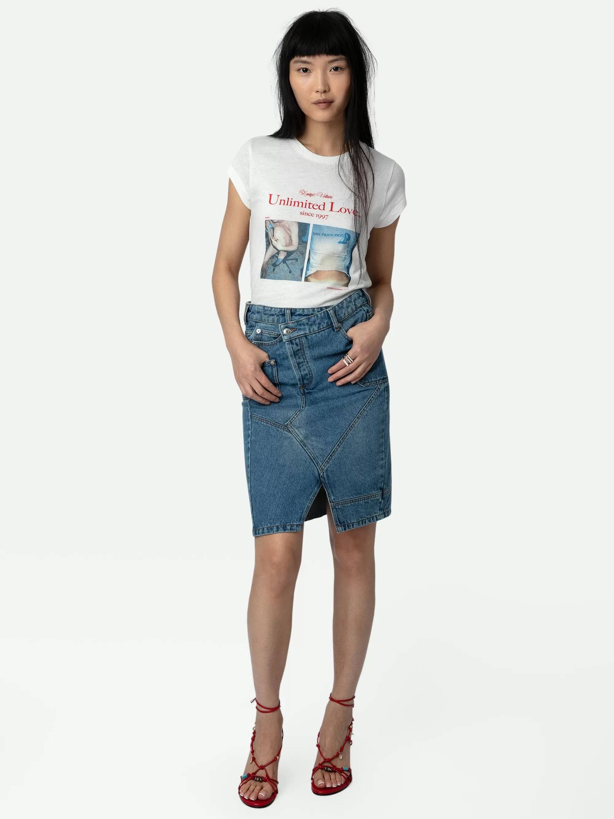 T-Shirts | Spring/Summer 2024 | Zadig&Voltaire Skinny Photoprint T-shirt Judo