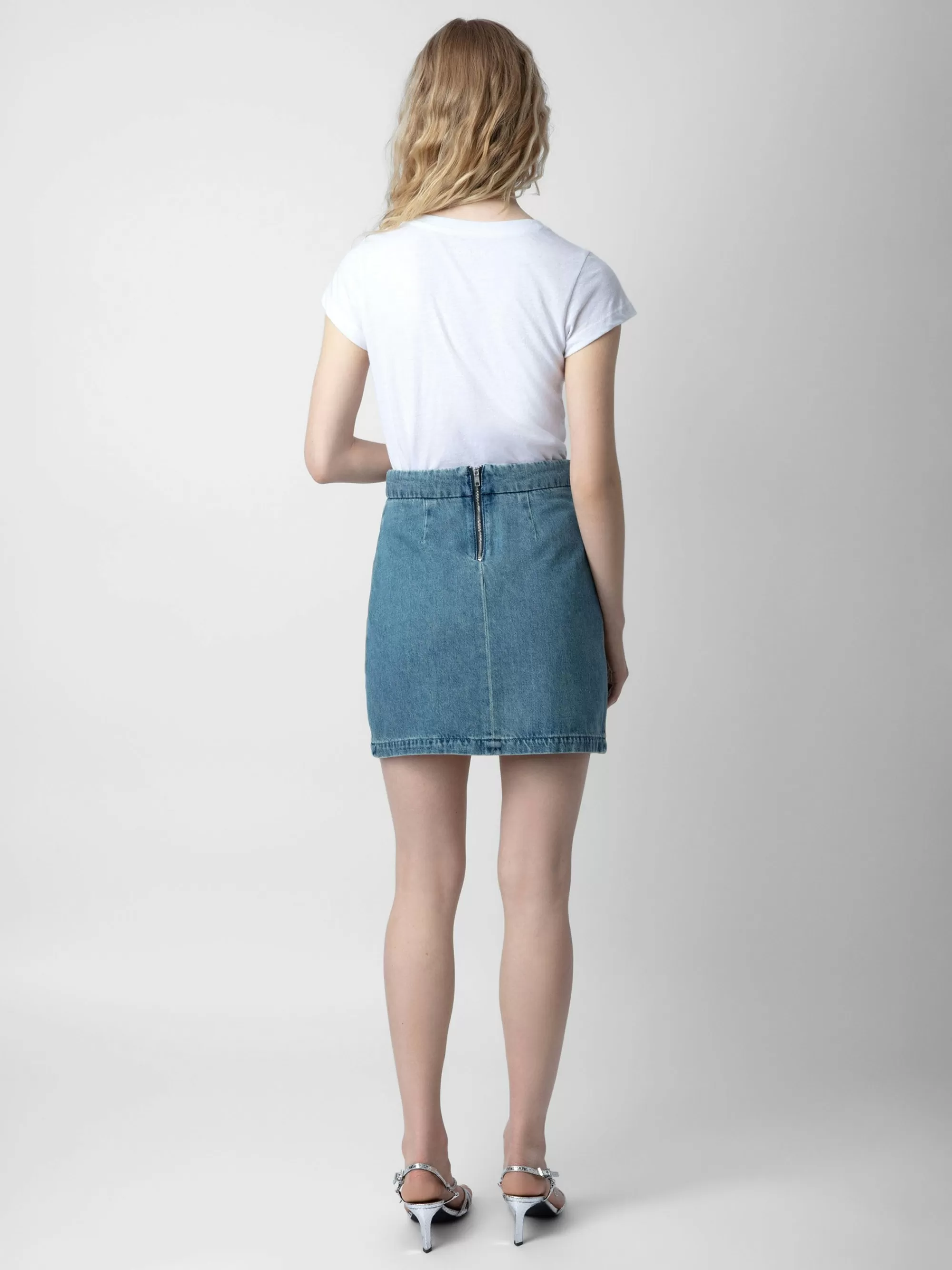 T-Shirts | Zadig&Voltaire Skinny Stars Diamanté T-Shirt White