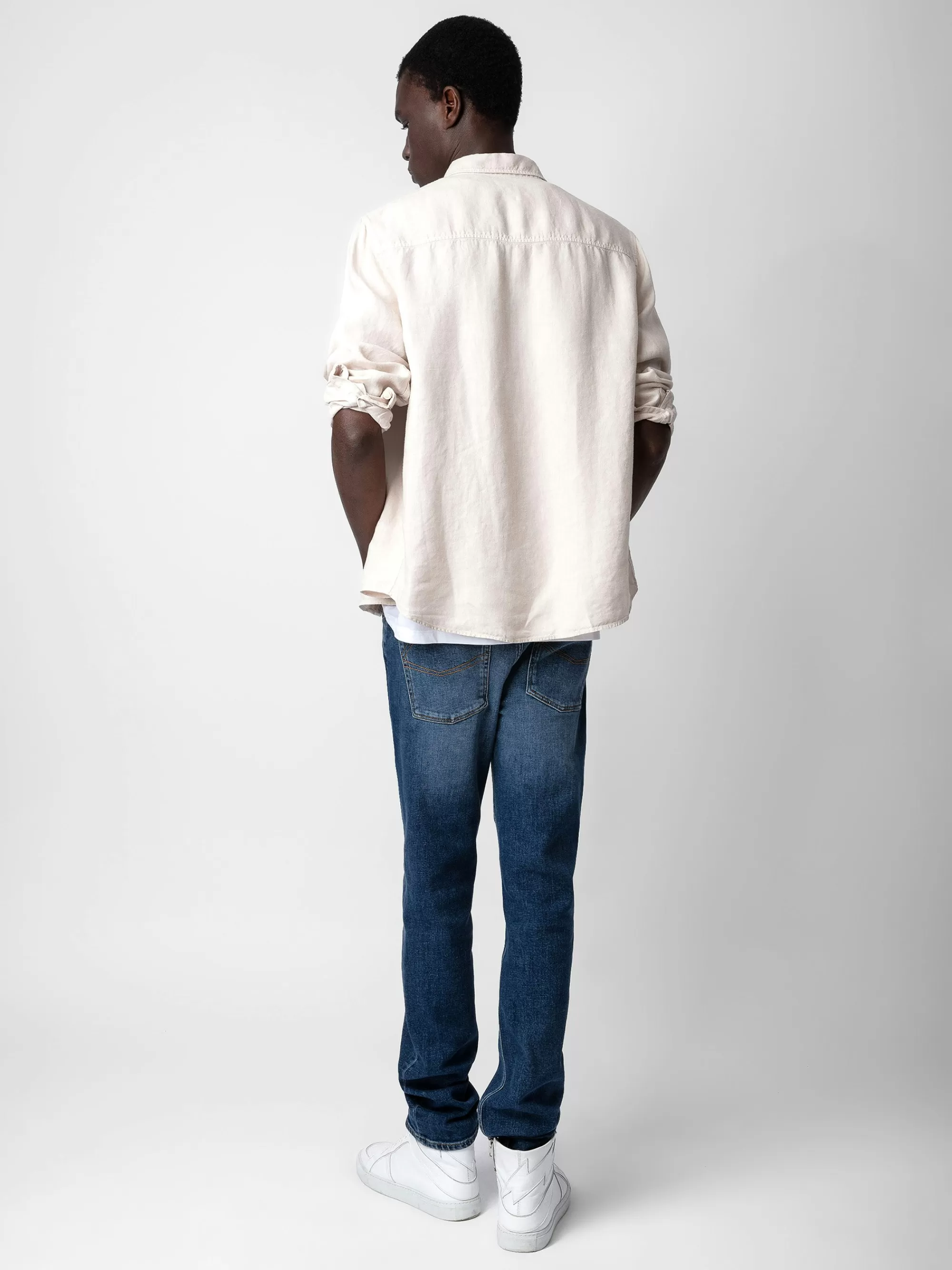 Spring/Summer 2024 | Shirts | Zadig&Voltaire Stan Linen Shirt Naturel