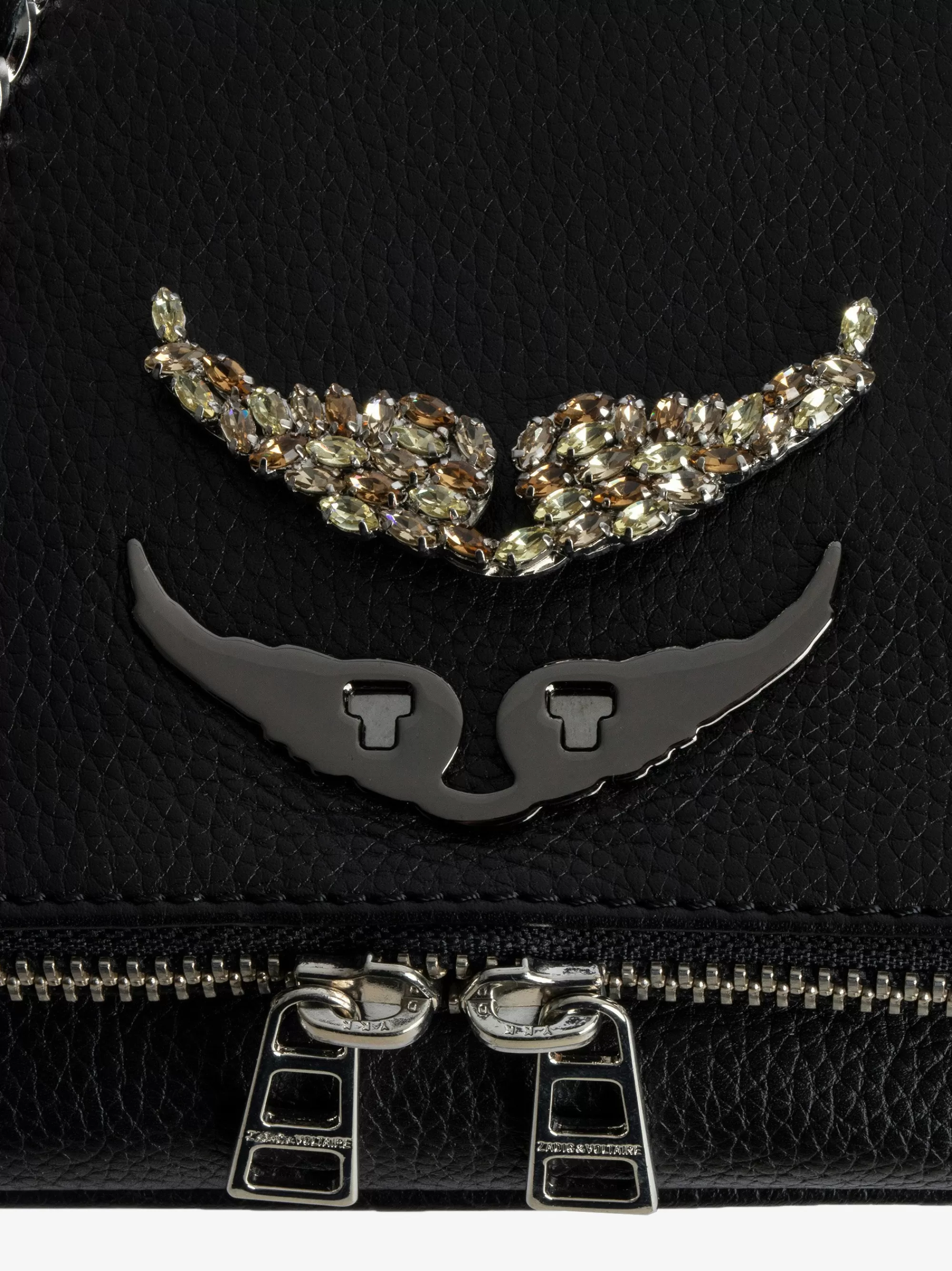Straps & Accessories | Straps & Accessories | Zadig&Voltaire Strass XL Swing Your Wings Charm Old gold