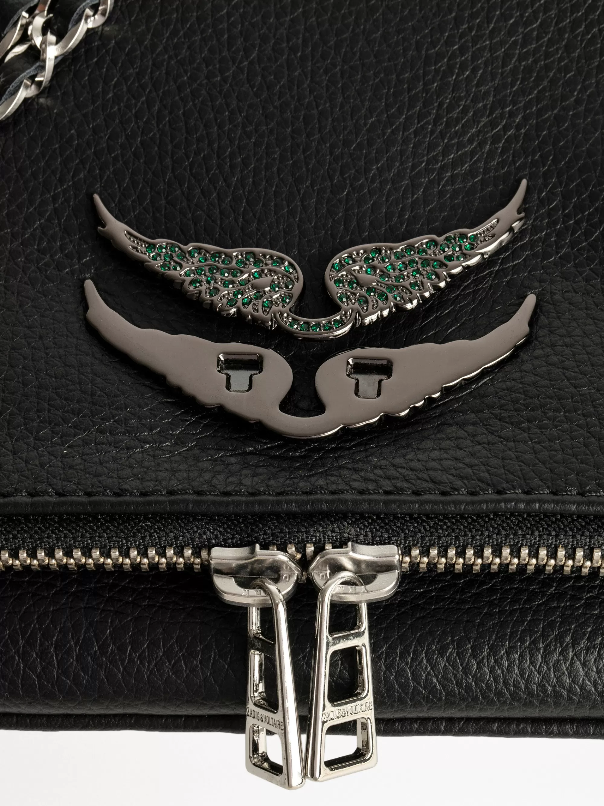 Straps & Accessories | Straps & Accessories | Zadig&Voltaire Swing Your Wings Charm Shiny gun emerald
