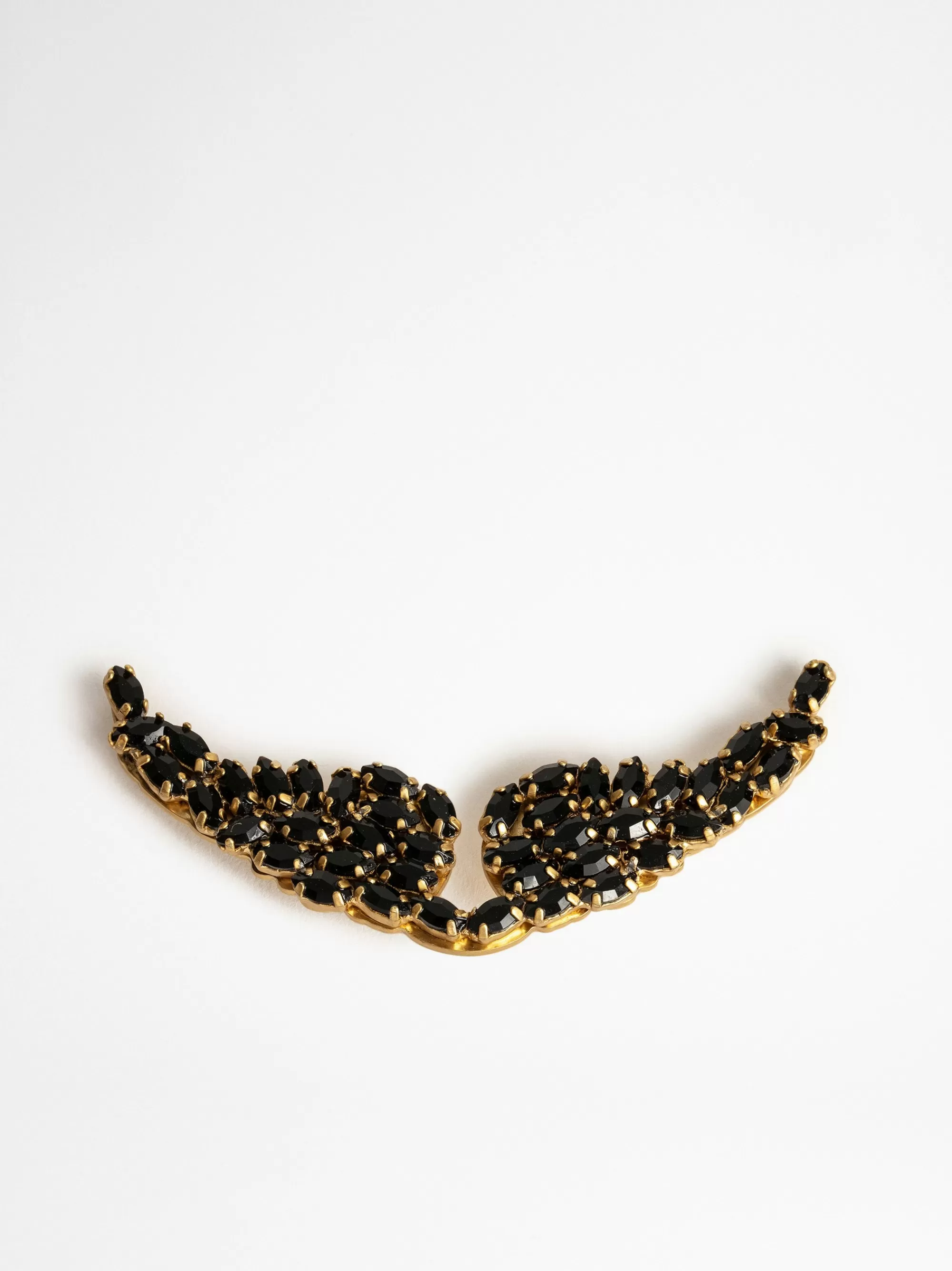 Straps & Accessories | Straps & Accessories | Zadig&Voltaire Swing Your Wings Strass Charm Black