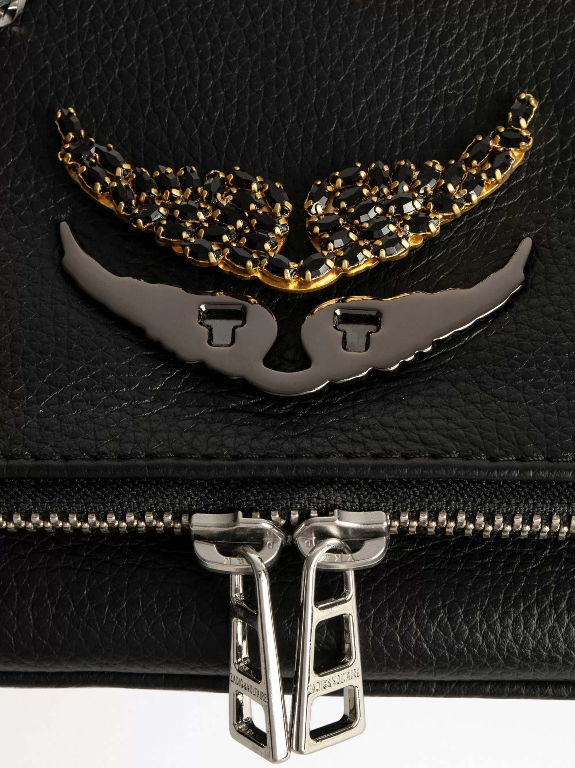 Straps & Accessories | Straps & Accessories | Zadig&Voltaire Swing Your Wings Strass Charm Black