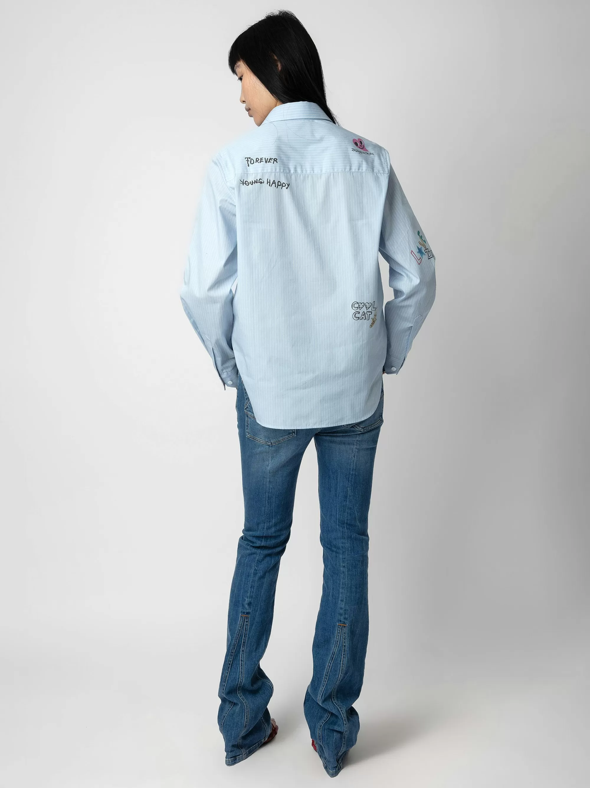 Tops & Shirts | Spring/Summer 2024 | Zadig&Voltaire Taskiz Shirt Blue